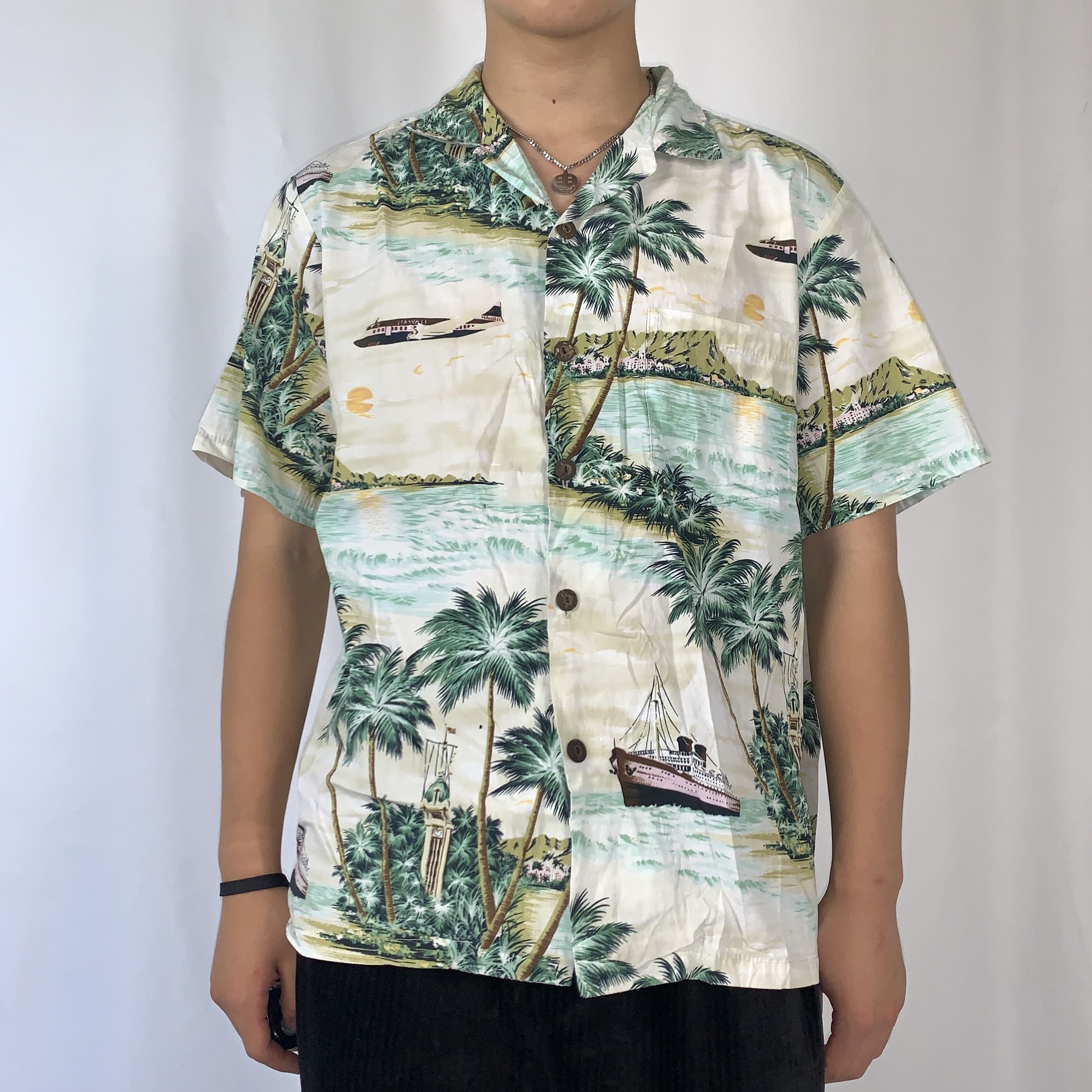 Vintage 80s Printed Button up Shirt Size US M / EU 48-50 / 2 - 3 Thumbnail