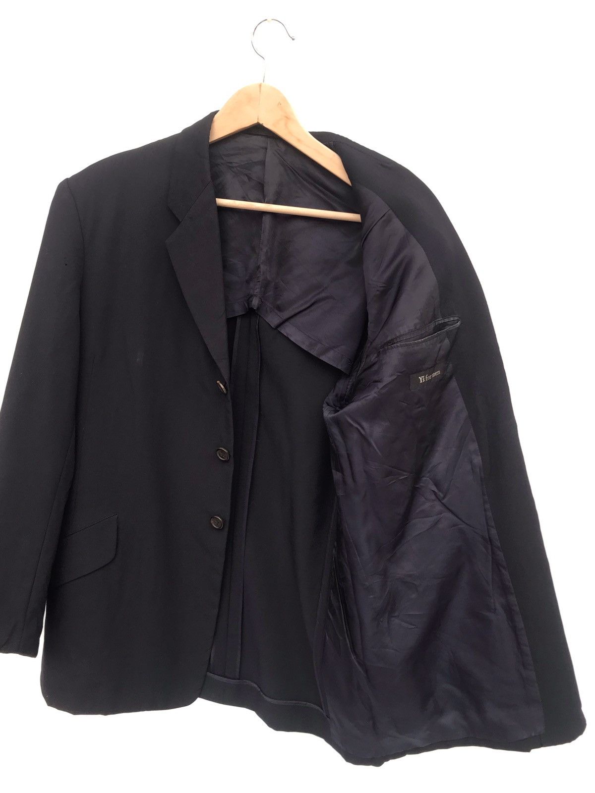 Issey Miyake × Japanese Brand × Yohji Yamamoto Y's BLAZER FOR MEN Size 38S - 4 Thumbnail