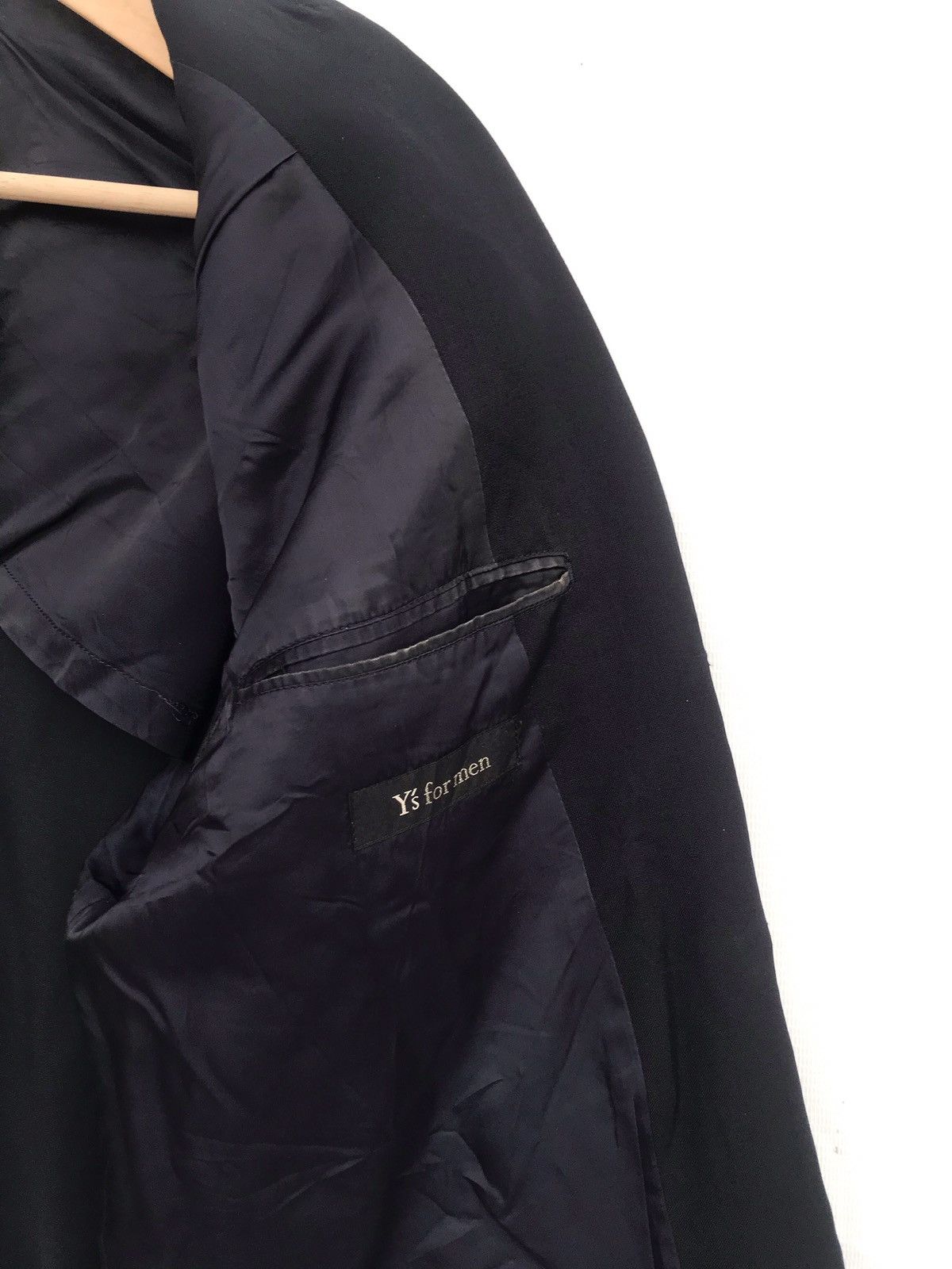 Issey Miyake × Japanese Brand × Yohji Yamamoto Y's BLAZER FOR MEN Size 38S - 5 Thumbnail