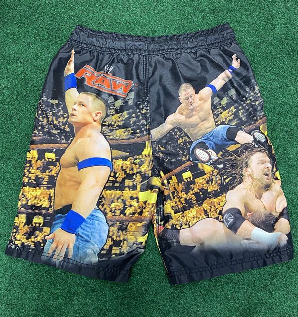 Wwe store swim trunks