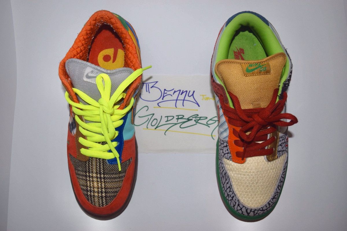 Nike Dunk Low SB What The Dunk 2007 Size US 10.5 / EU 43-44 - 4 Thumbnail