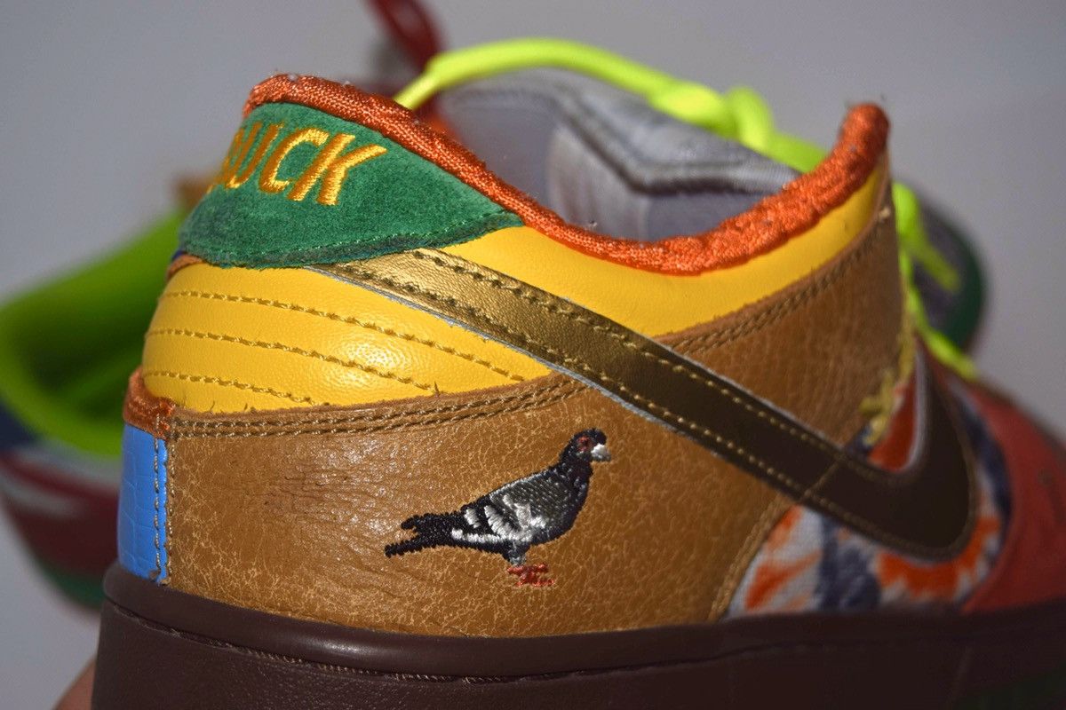 Nike Dunk Low SB What The Dunk 2007 Size US 10.5 / EU 43-44 - 10 Thumbnail