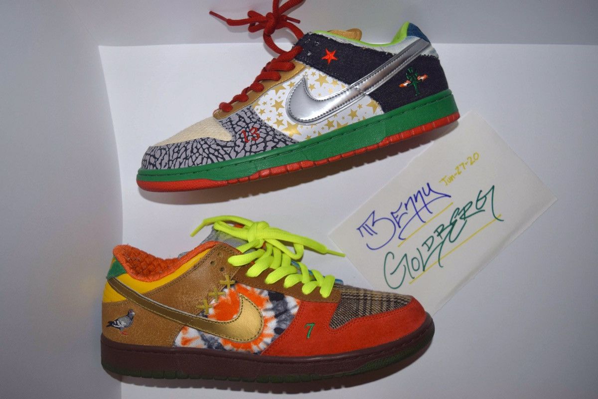 Nike Dunk Low SB What The Dunk 2007 Size US 10.5 / EU 43-44 - 2 Thumbnail