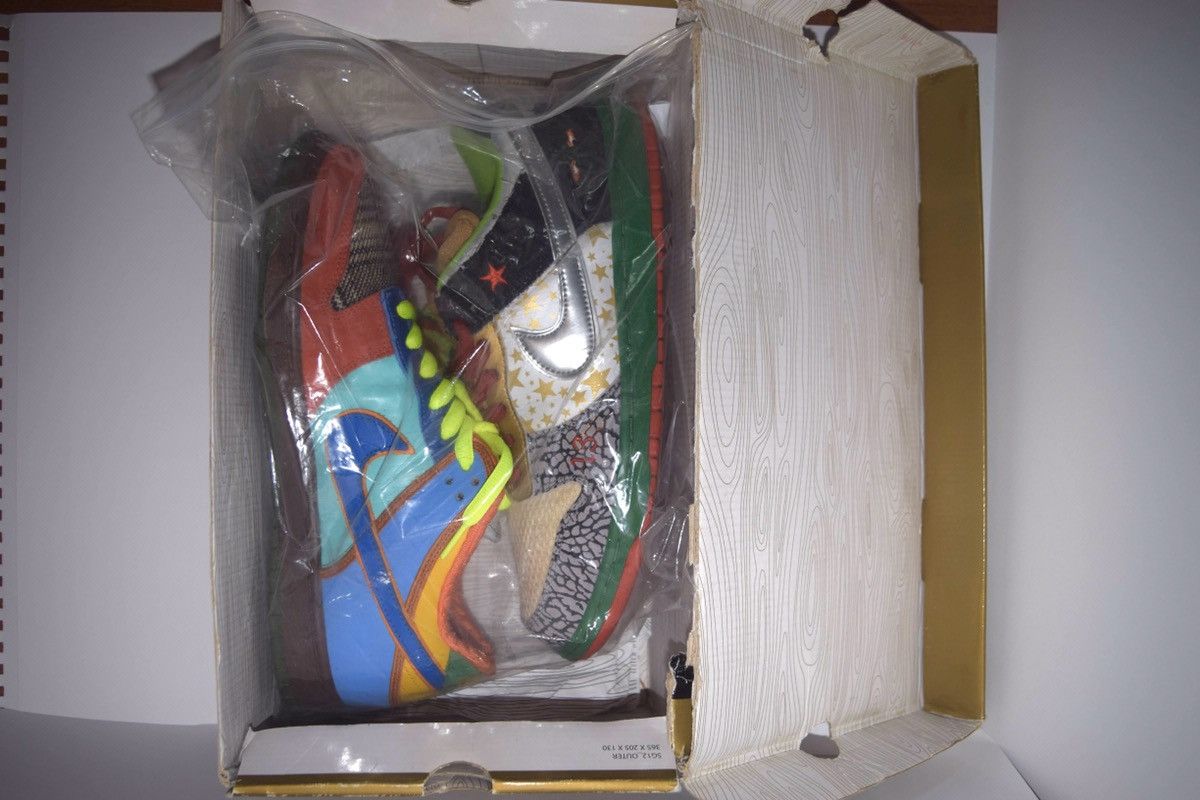 Nike Dunk Low SB What The Dunk 2007 Size US 10.5 / EU 43-44 - 12 Thumbnail