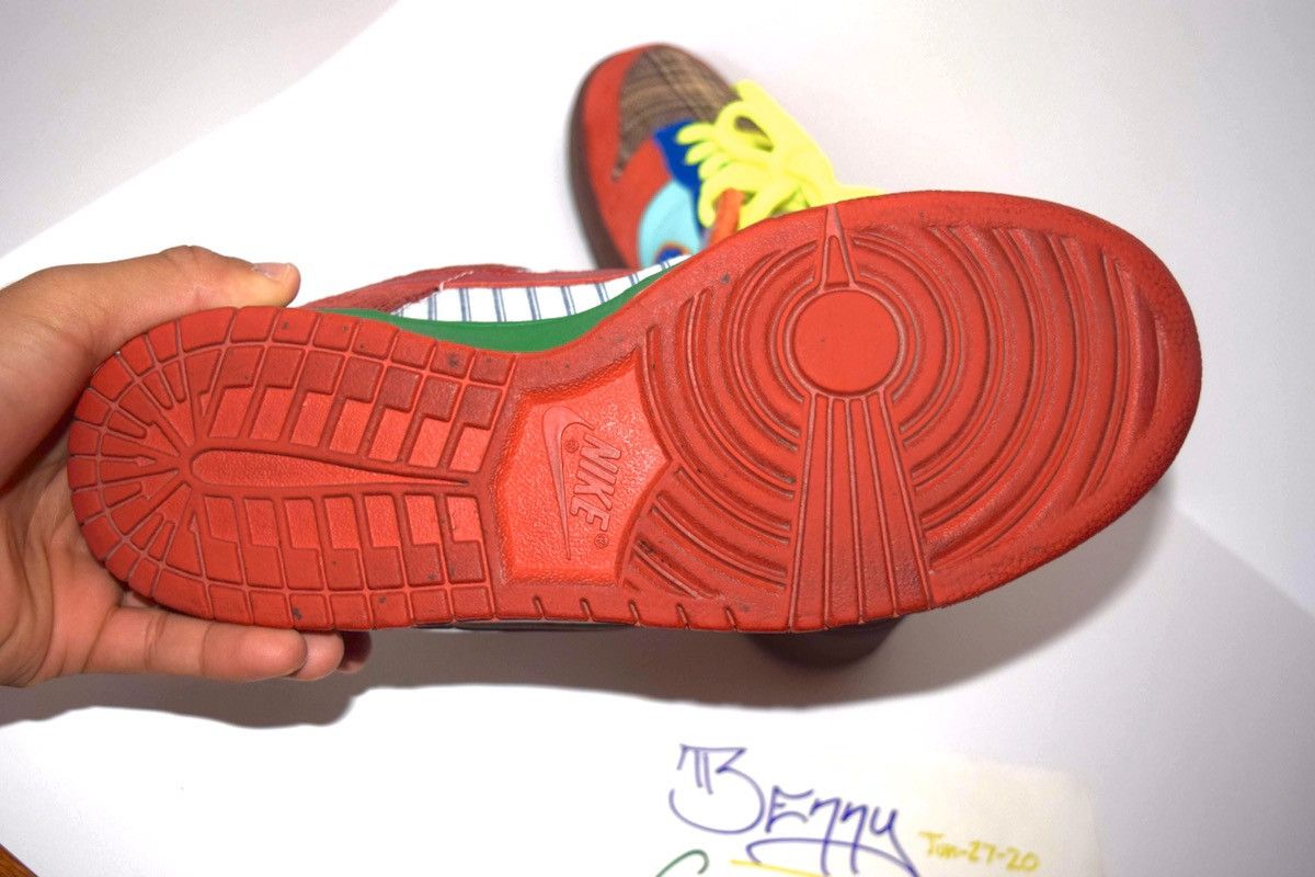 Nike Dunk Low SB What The Dunk 2007 Size US 10.5 / EU 43-44 - 8 Thumbnail