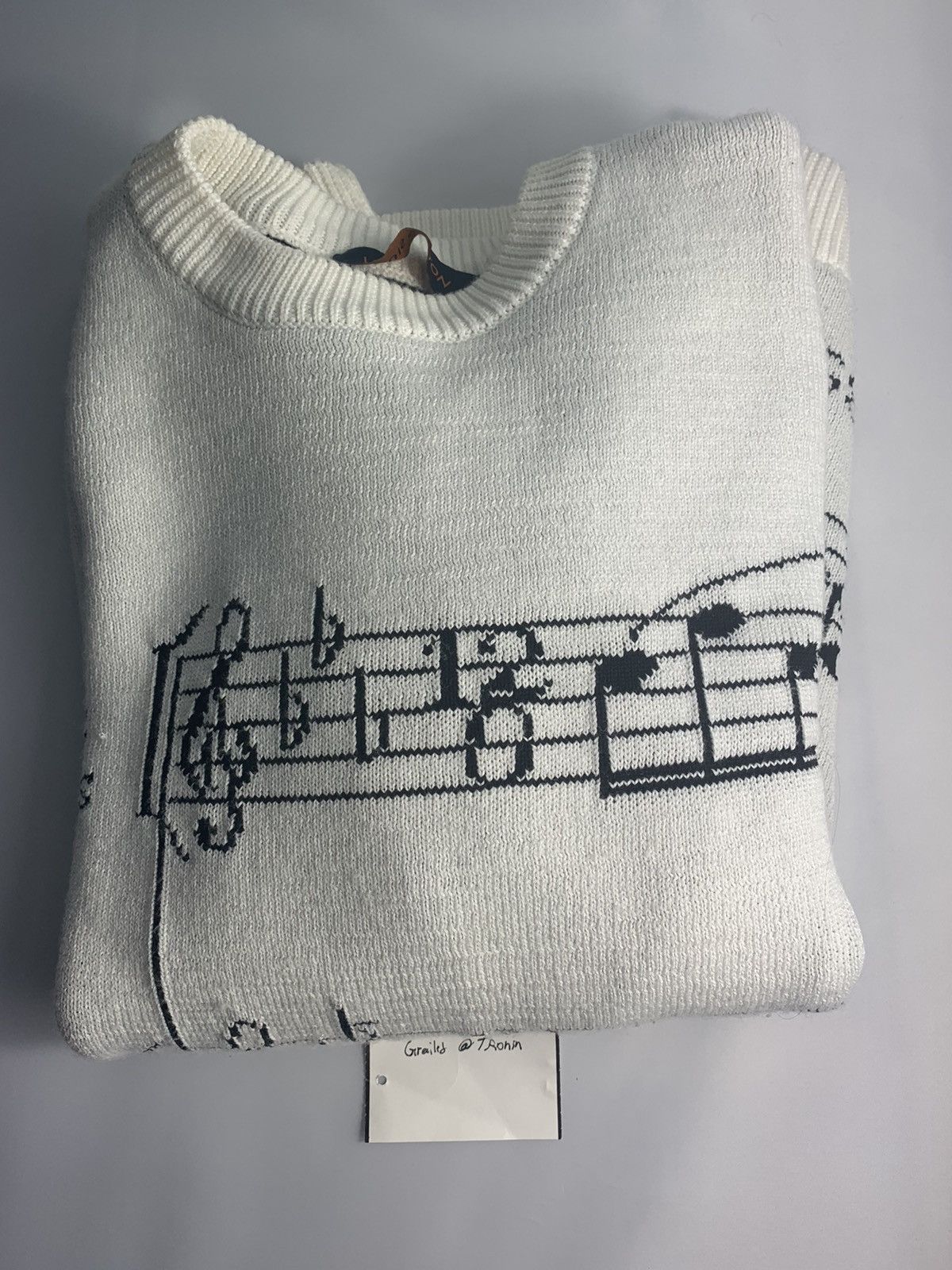 vuitton partition intarsia crewneck