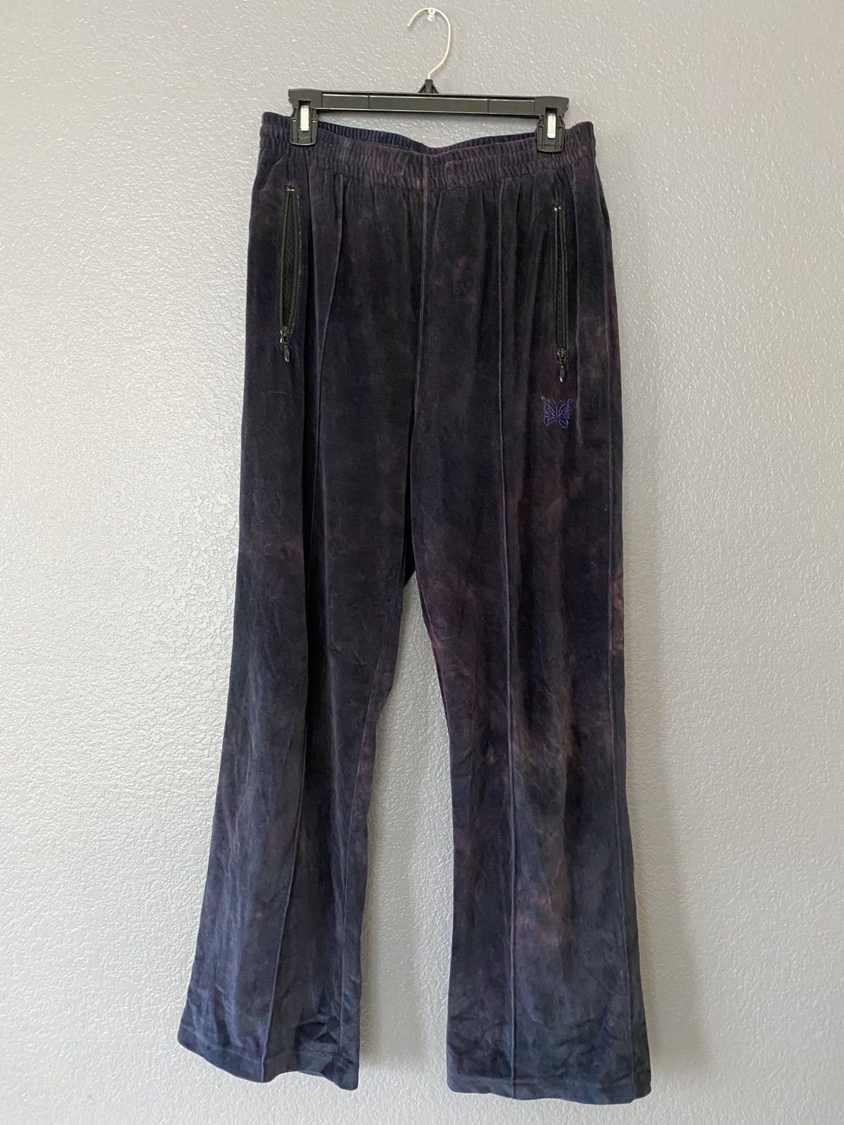 Needles Needles Nepenthes Velour Purple Dye Pants Size US 30 / EU 46 - 1 Thumbnail
