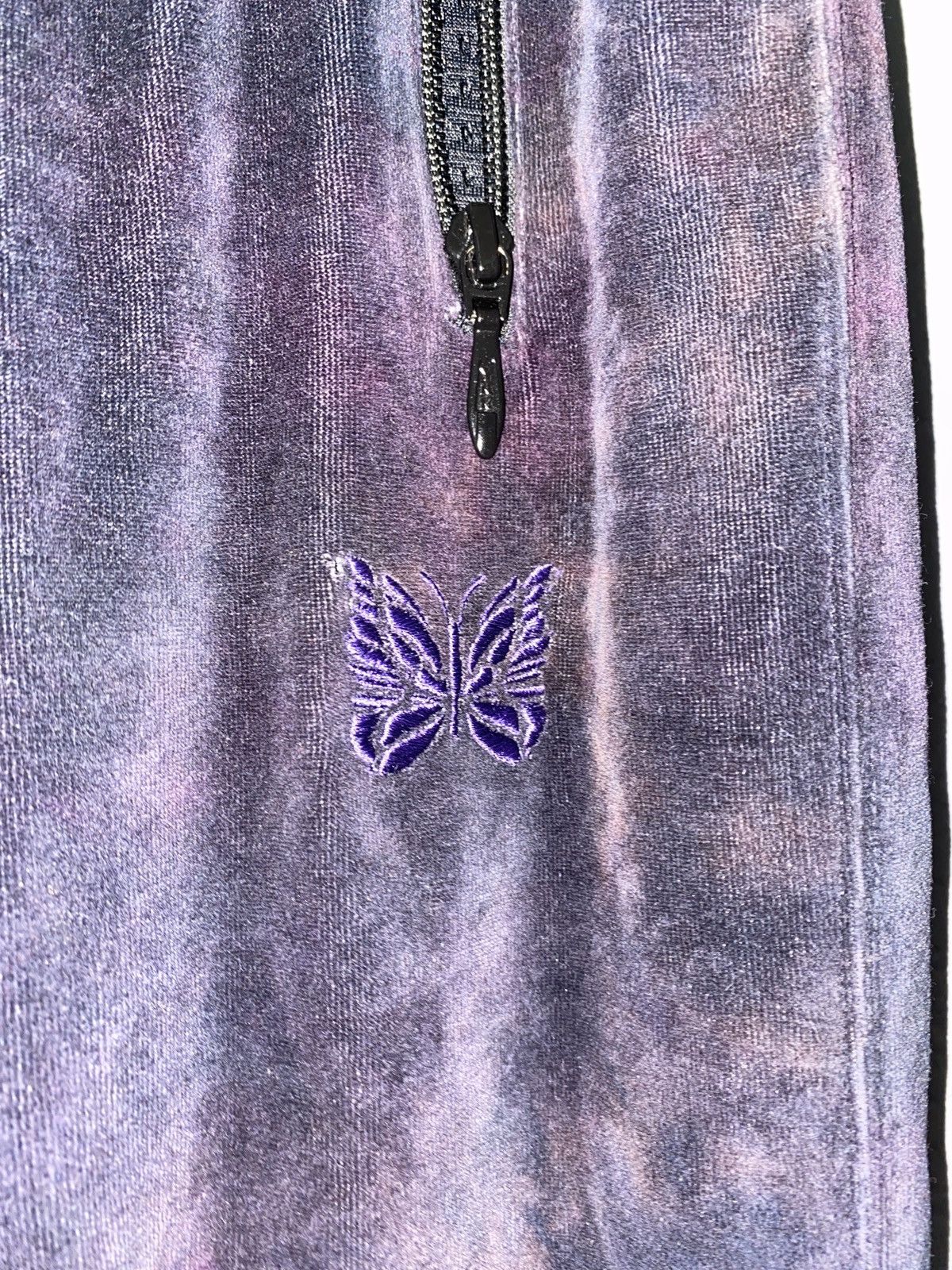 Needles Needles Nepenthes Velour Purple Dye Pants Size US 30 / EU 46 - 2 Thumbnail