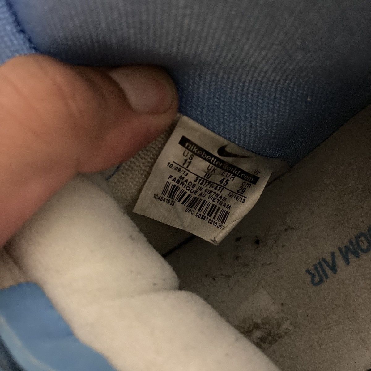 Nike UNC Dunk High Premium SB Rivalry Size US 11 / EU 44 - 4 Thumbnail