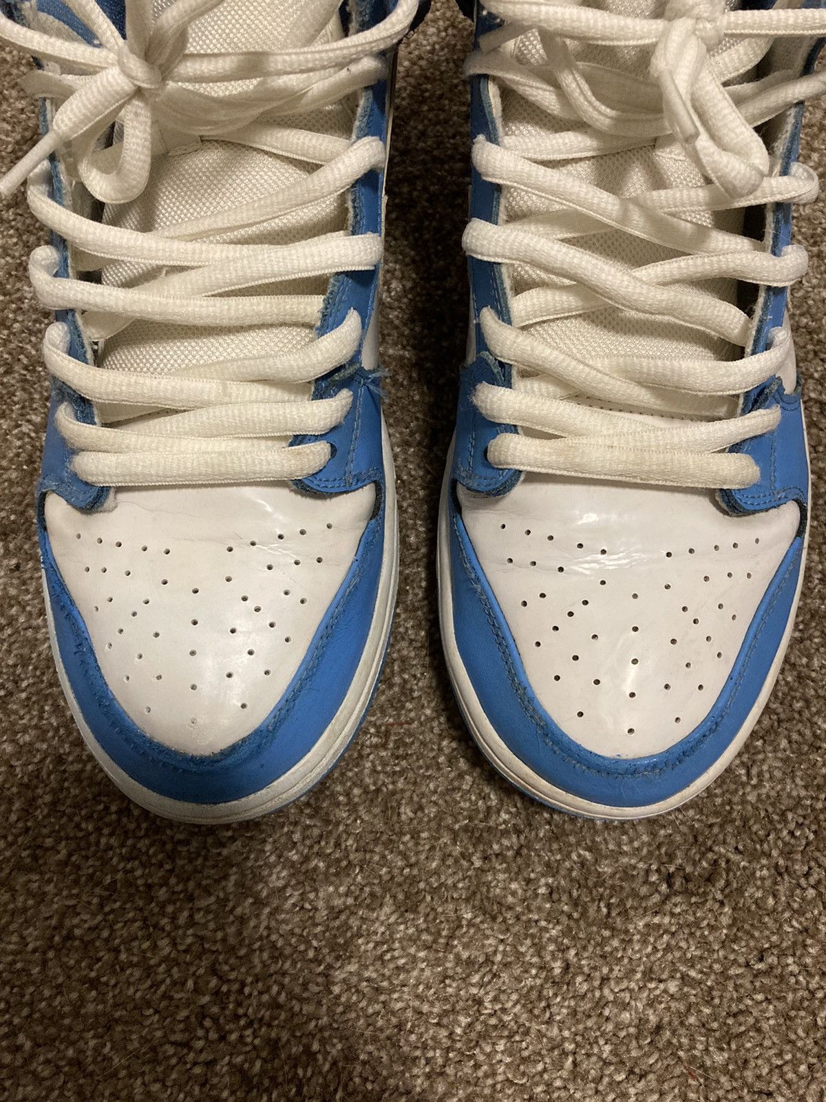 Nike UNC Dunk High Premium SB Rivalry Size US 11 / EU 44 - 6 Thumbnail