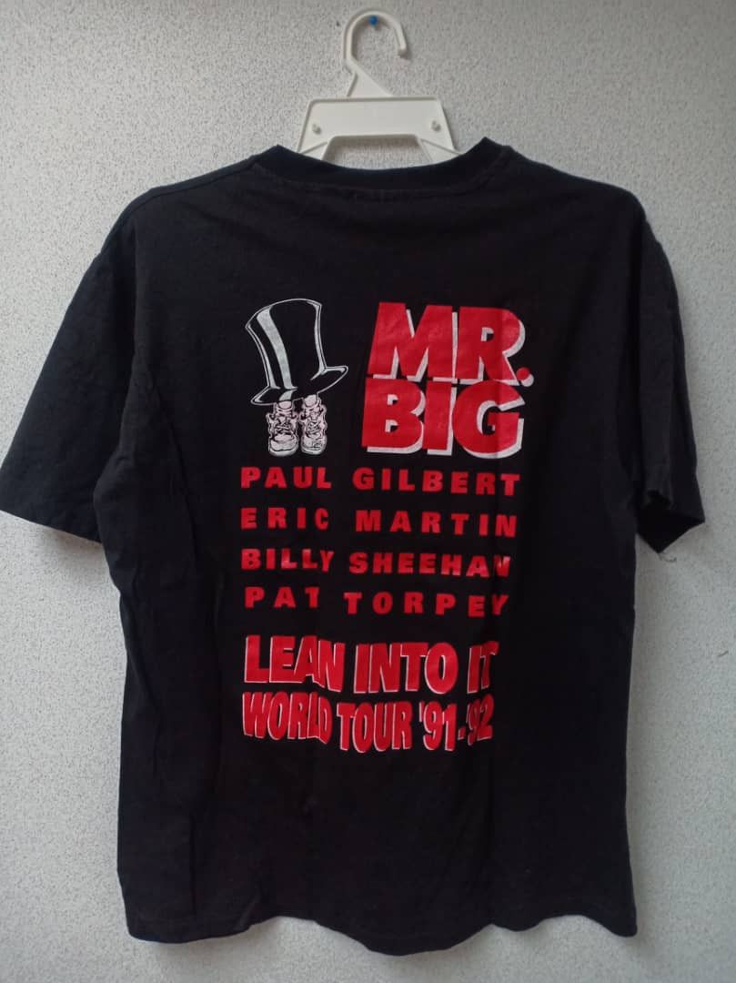 Band Tees × Vintage Vintage Mr Big band t shirt Rock Tee 6/20 Size US L / EU 52-54 / 3 - 2 Thumbnail