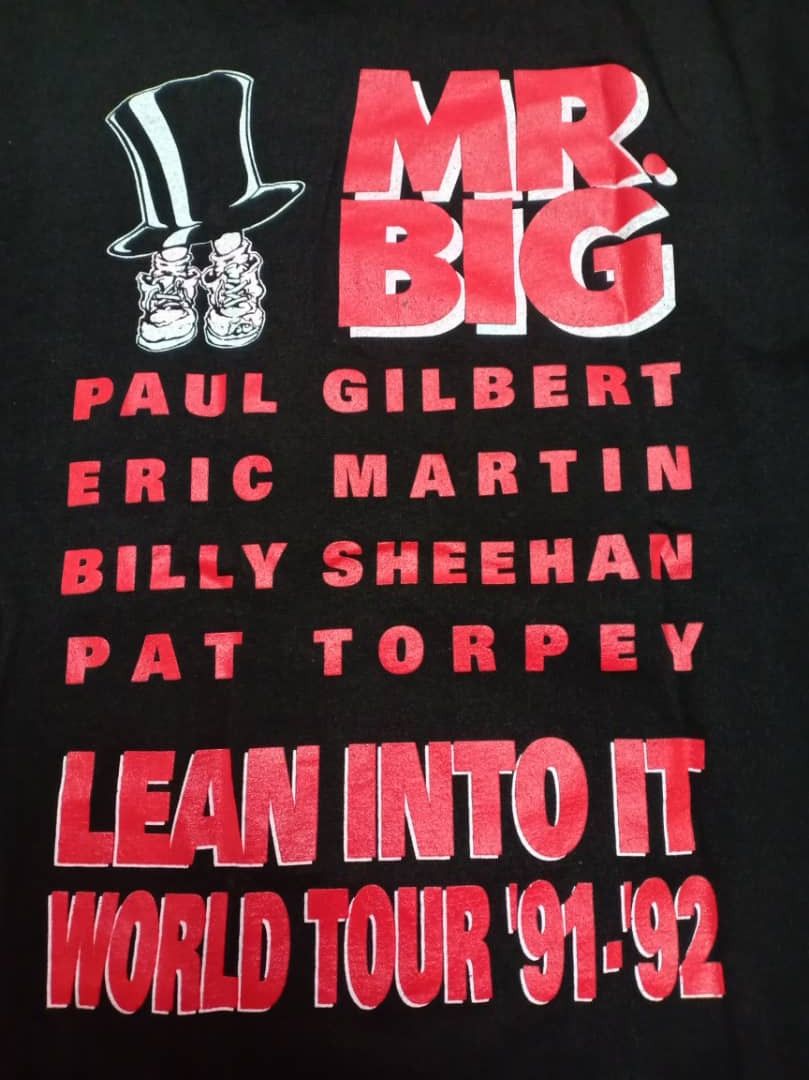 Band Tees × Vintage Vintage Mr Big band t shirt Rock Tee 6/20 Size US L / EU 52-54 / 3 - 6 Thumbnail