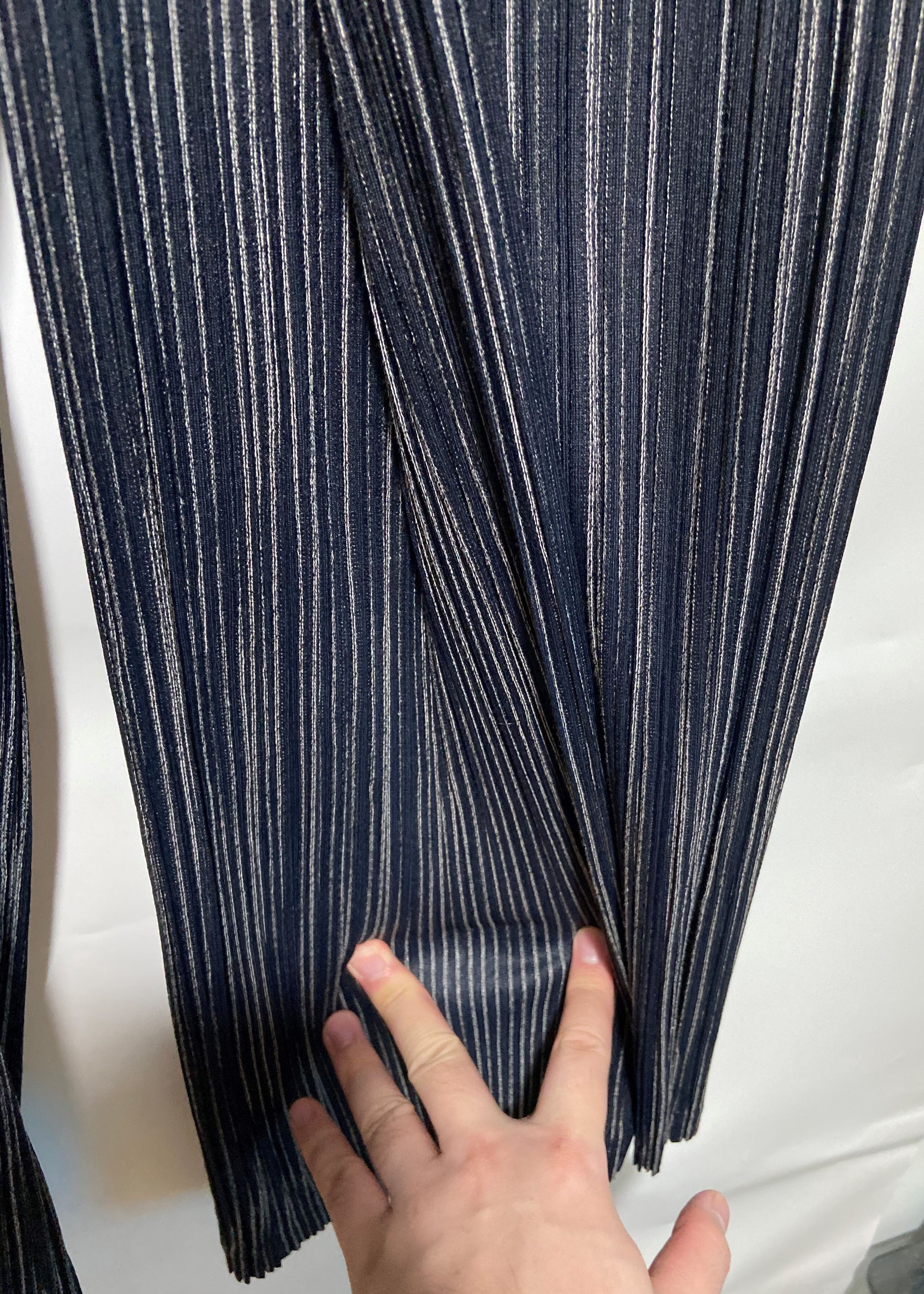 Issey Miyake Issey Miyake Black Gray Stripe Hakama (Woman) Size US 28 / EU 44 - 7 Thumbnail