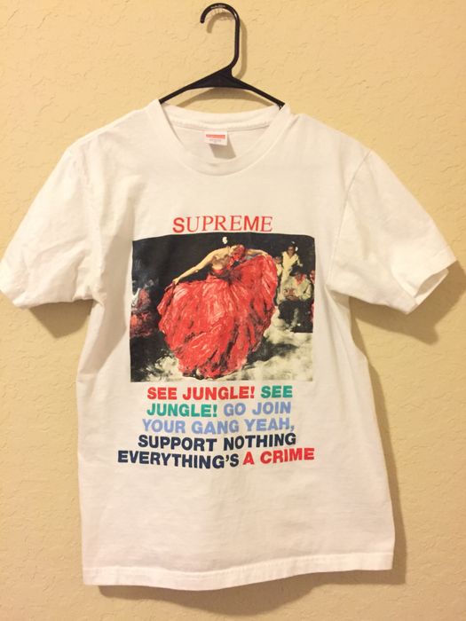 Supreme see jungle tee sales