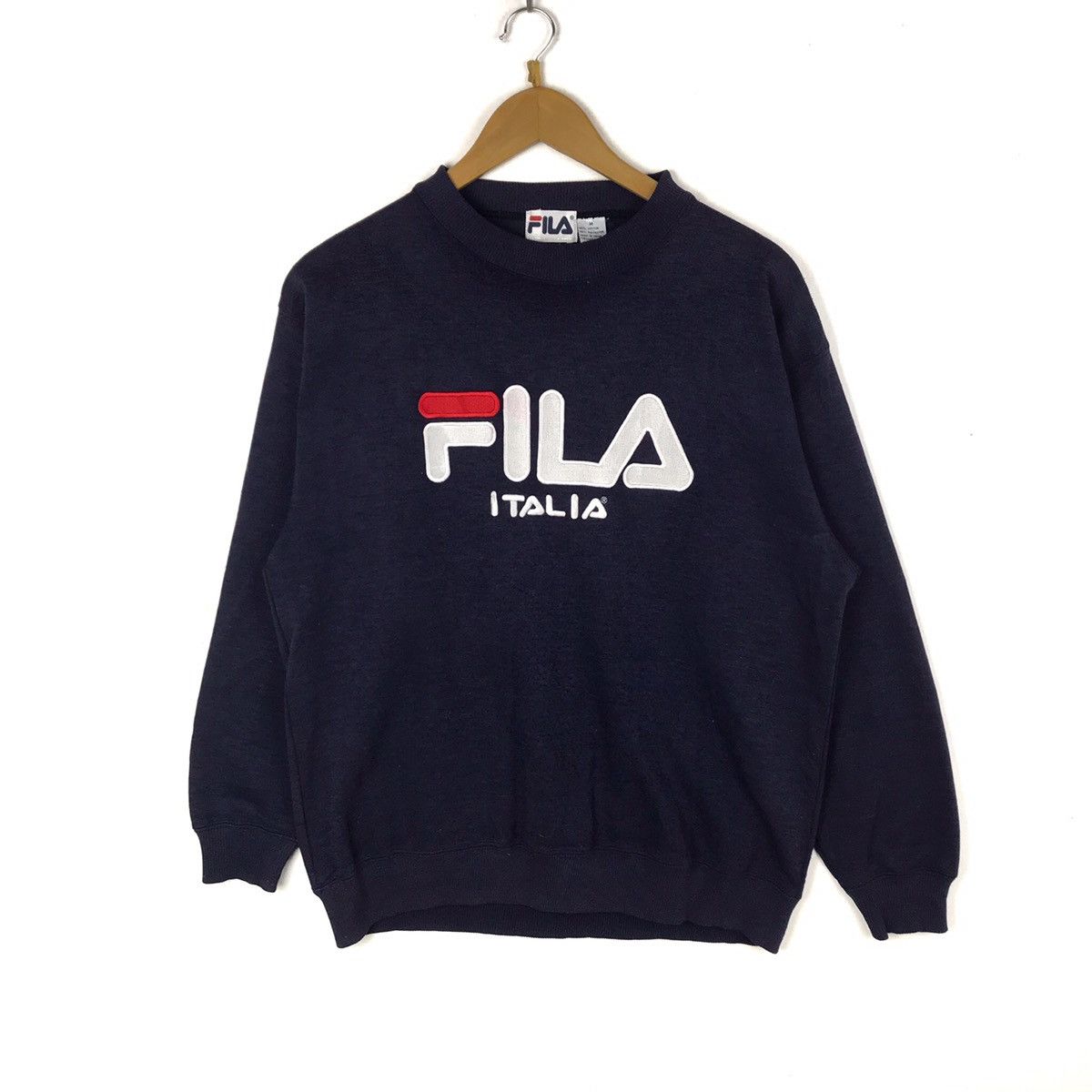 Vintage 90s Fila Sweatshirt Sweater Pullover Medium Size