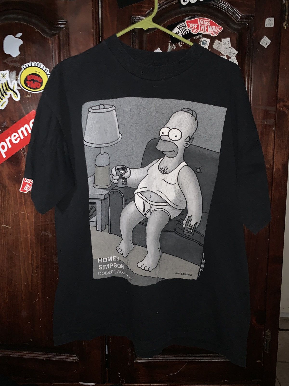 The Simpsons Vintage 1995 Stanley Desantis Homer Simpson T Shirt 