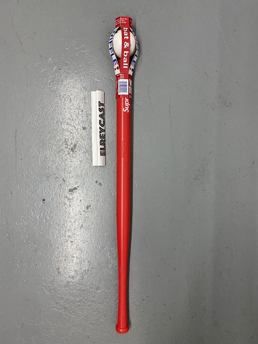 Supreme Wiffle Sport Bat and Ball - Red