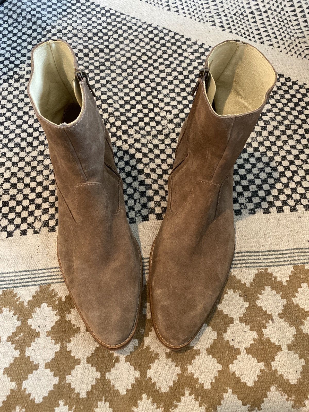 Shoe The Bear Enzo Suede Biker Boot Grailed