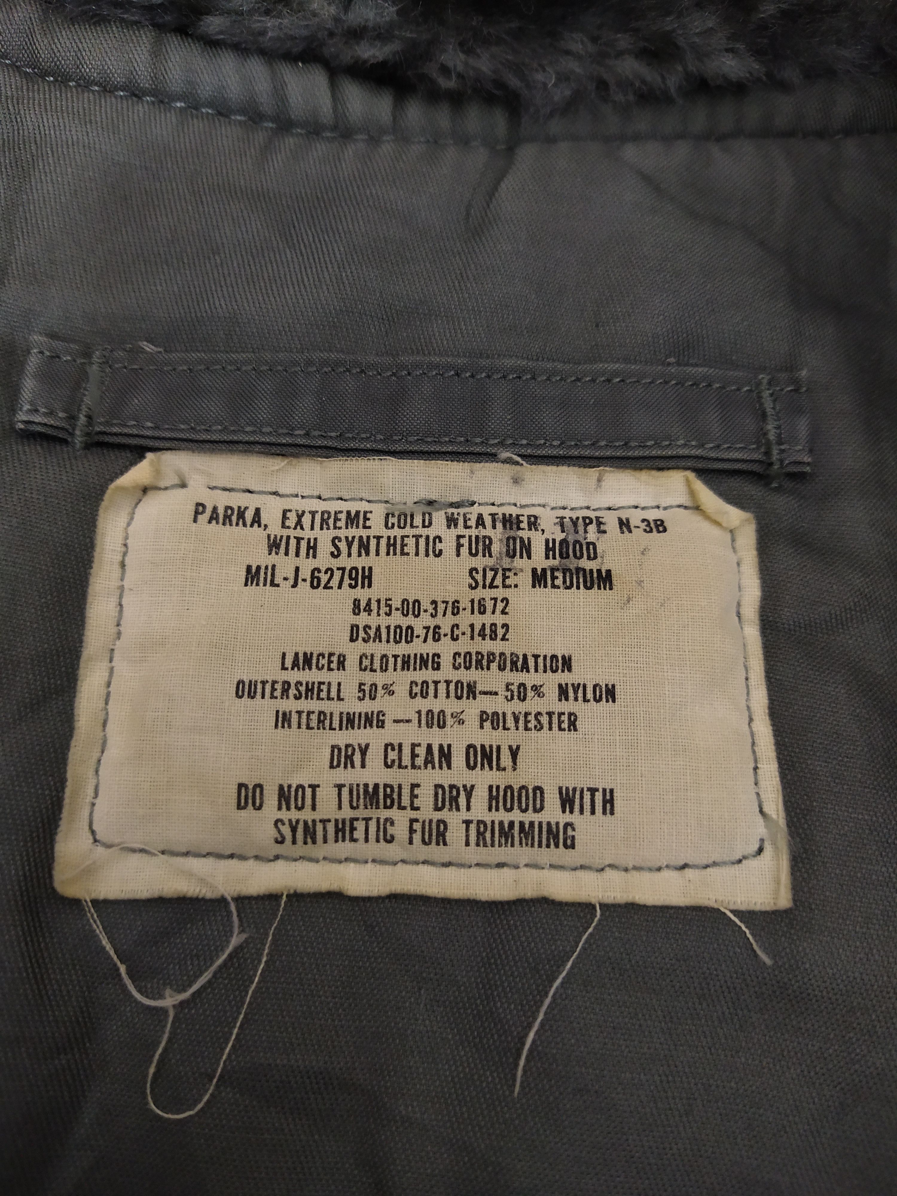 Vintage 70/80s LANCER CLOTHING PARKAS JACKET N-3B SCOVILL (B331) Size US M / EU 48-50 / 2 - 9 Thumbnail