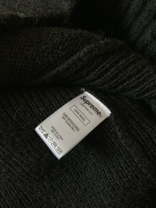 Supreme Supreme Brushed Wool Zip Up Sweater | Grailed