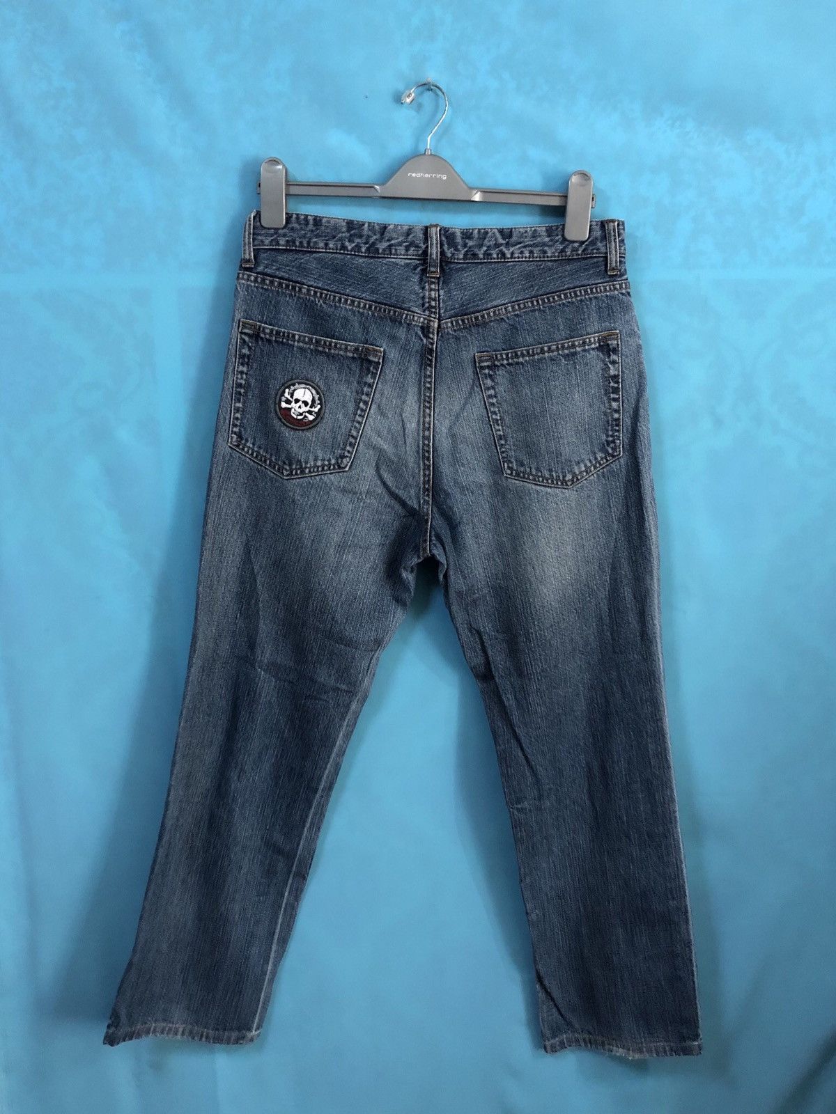 Japanese Brand CHRISTIAN ORANI WASHED SKULL SIZE 32 Size US 33 - 1 Thumbnail