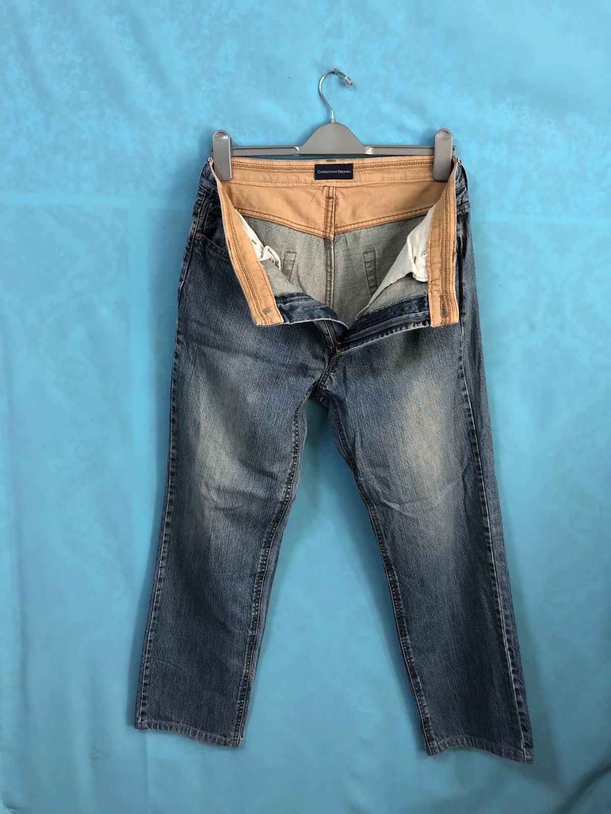 Japanese Brand CHRISTIAN ORANI WASHED SKULL SIZE 32 Size US 33 - 5 Thumbnail