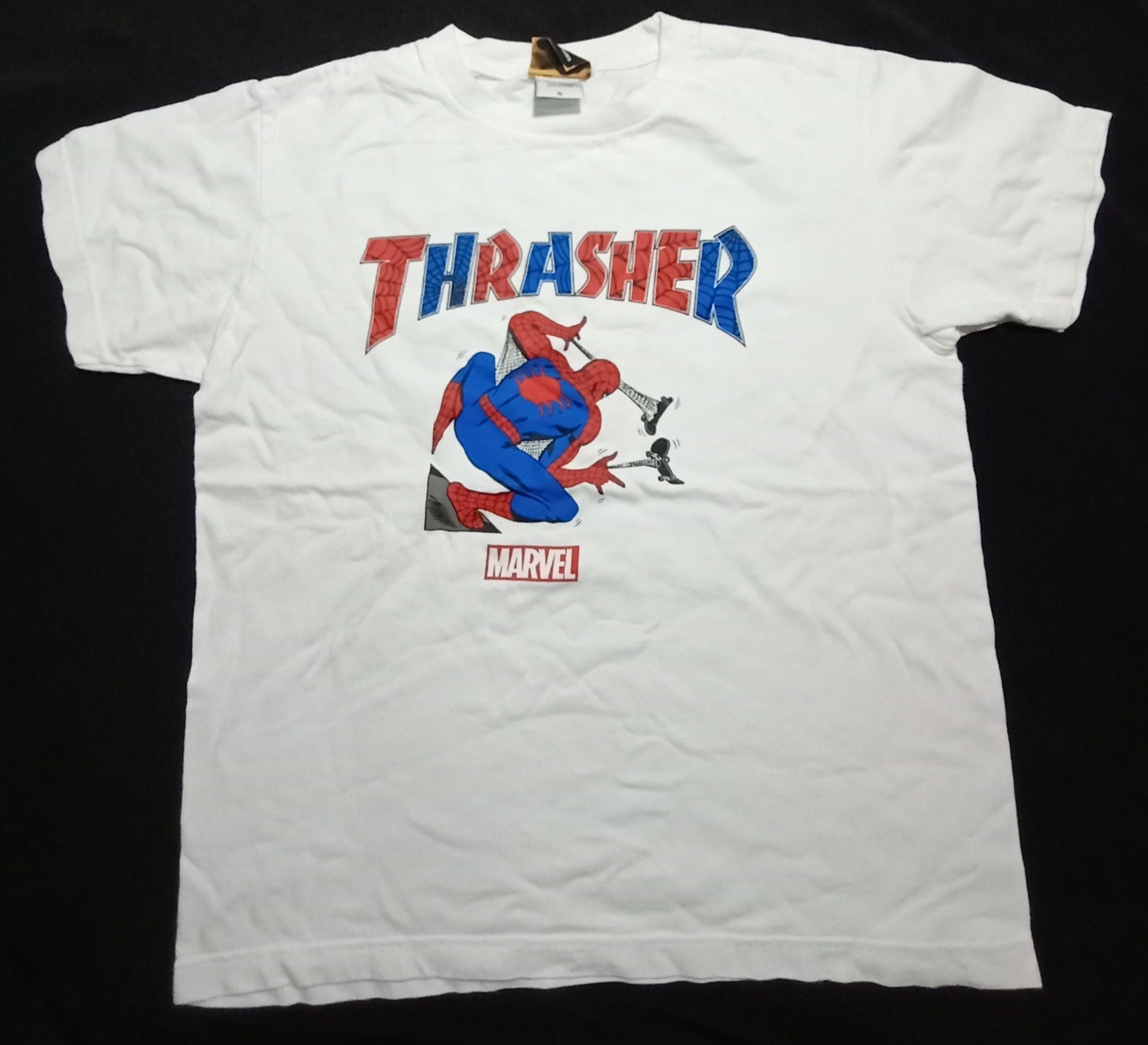 Cartoon Network × Marvel Comics Marvel Thrasher Spider Man T Shirt 
