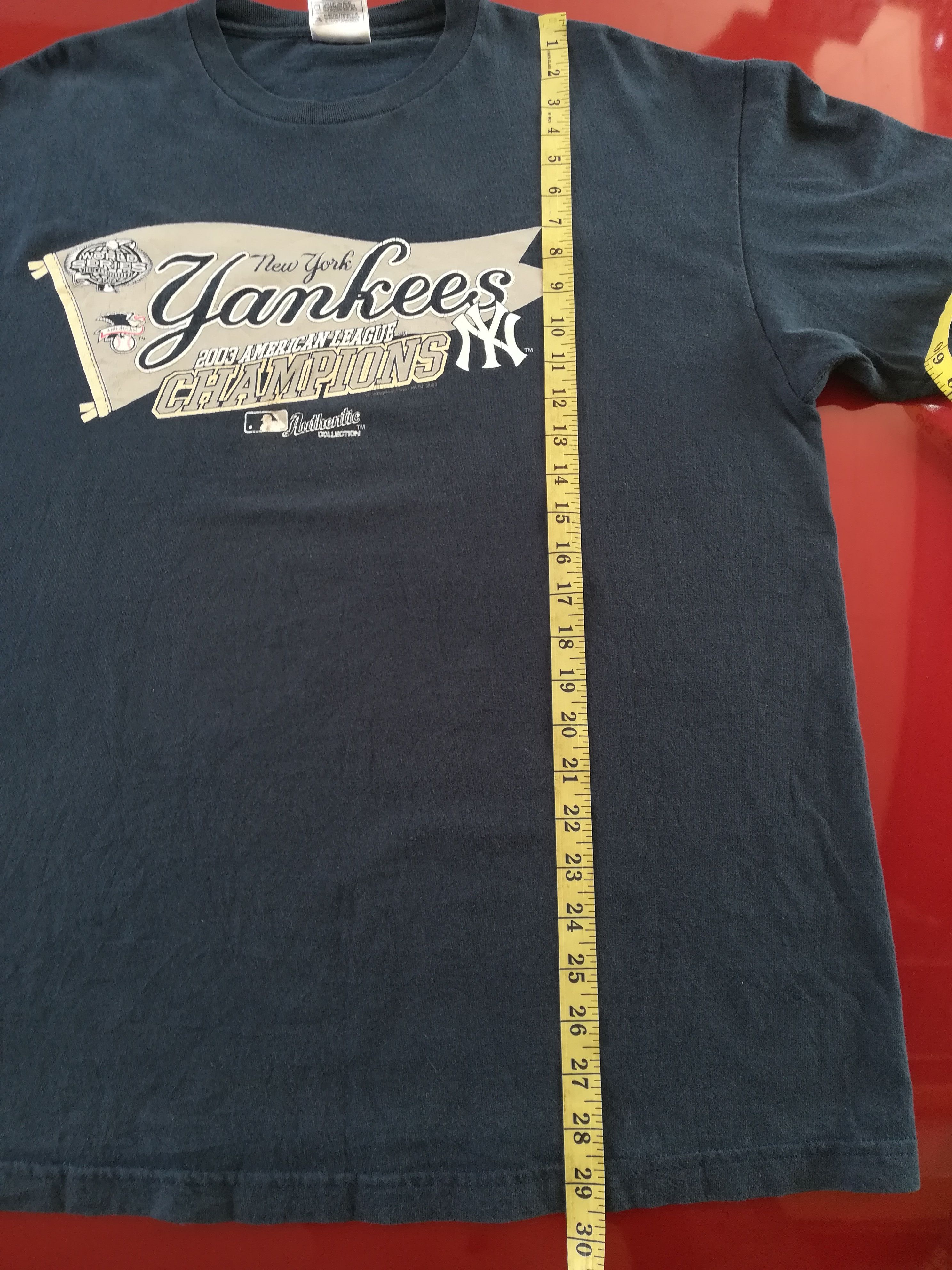 MLB × New York Yankees × Vintage Vintage 2003 Yankees American League Champions Tee Size US XL / EU 56 / 4 - 6 Thumbnail
