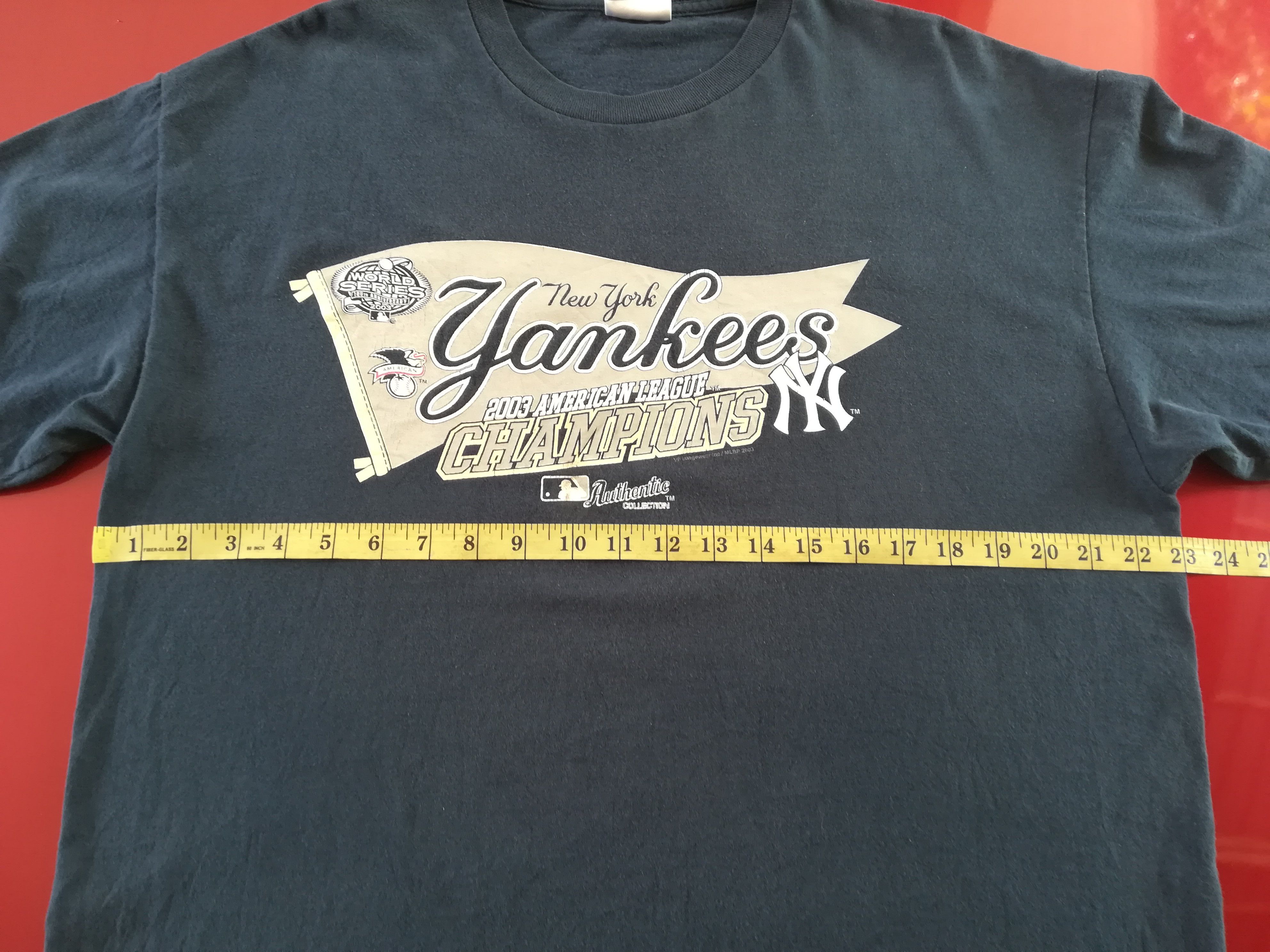 MLB × New York Yankees × Vintage Vintage 2003 Yankees American League Champions Tee Size US XL / EU 56 / 4 - 5 Thumbnail