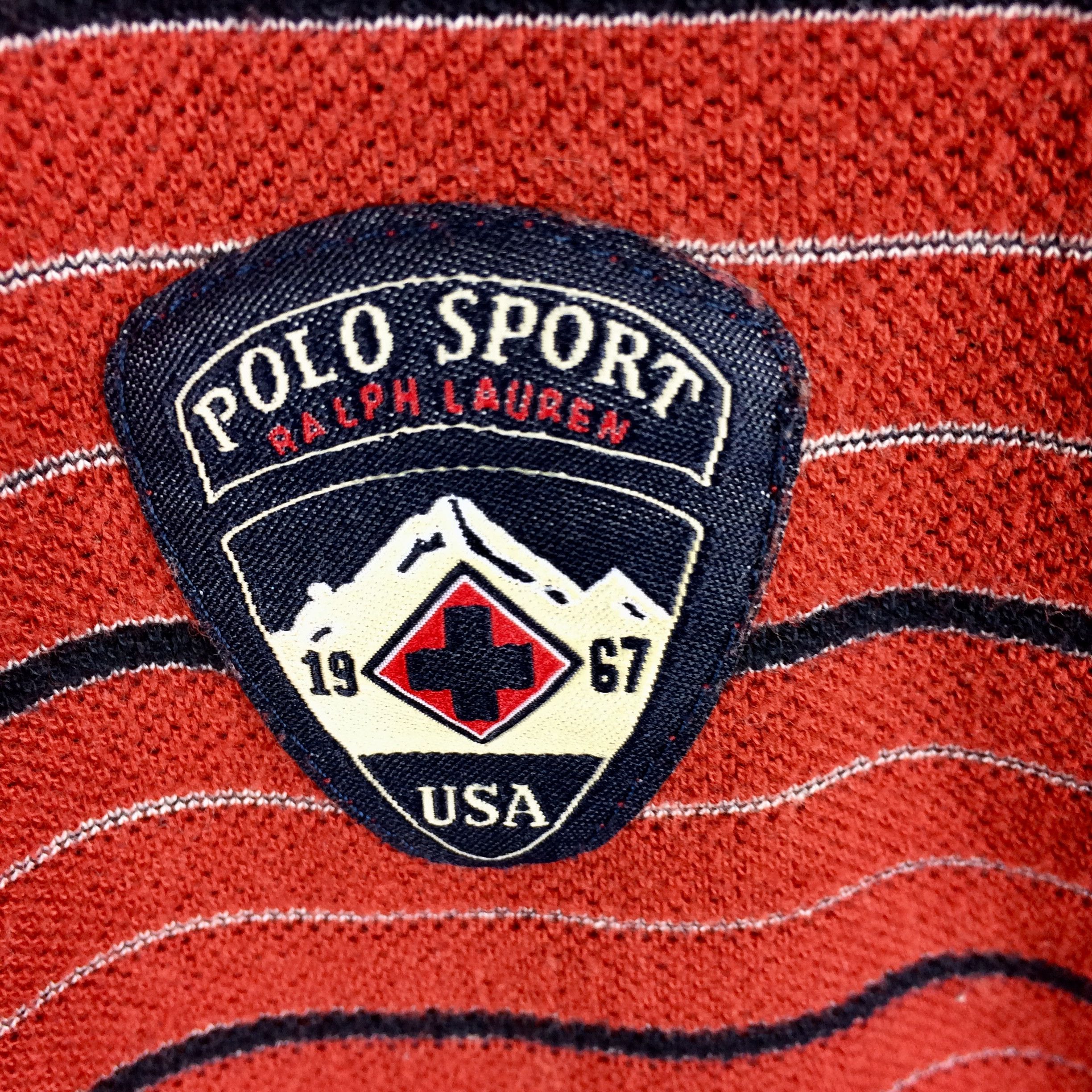 Polo Ralph Lauren Vintage Polo Sport Sportsman Usa T-Shirt By Ralph Lauren Size US M / EU 48-50 / 2 - 2 Thumbnail
