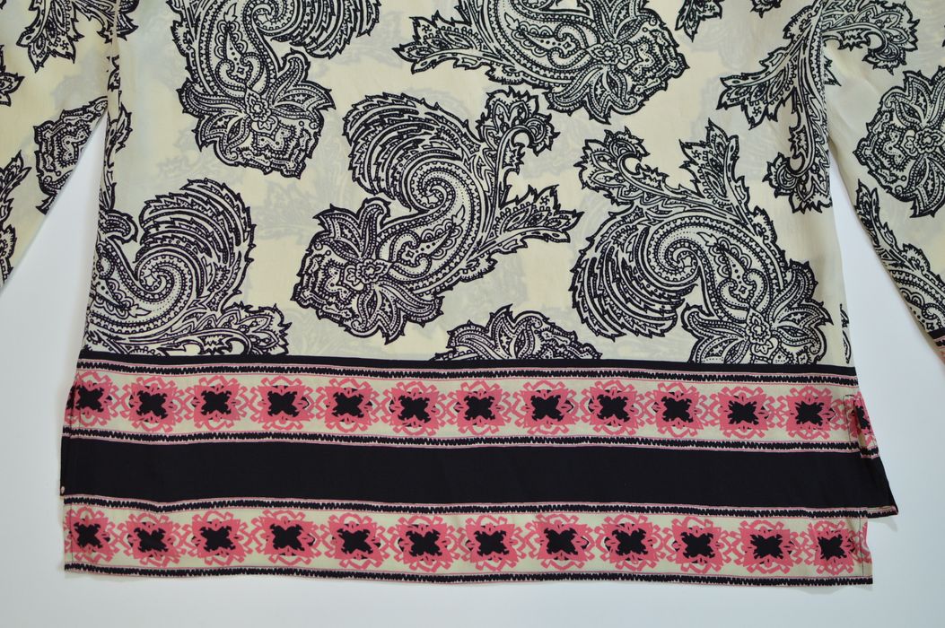 Etro Etro Milano Paisley Print Silk Blouse Top Wmns | Grailed