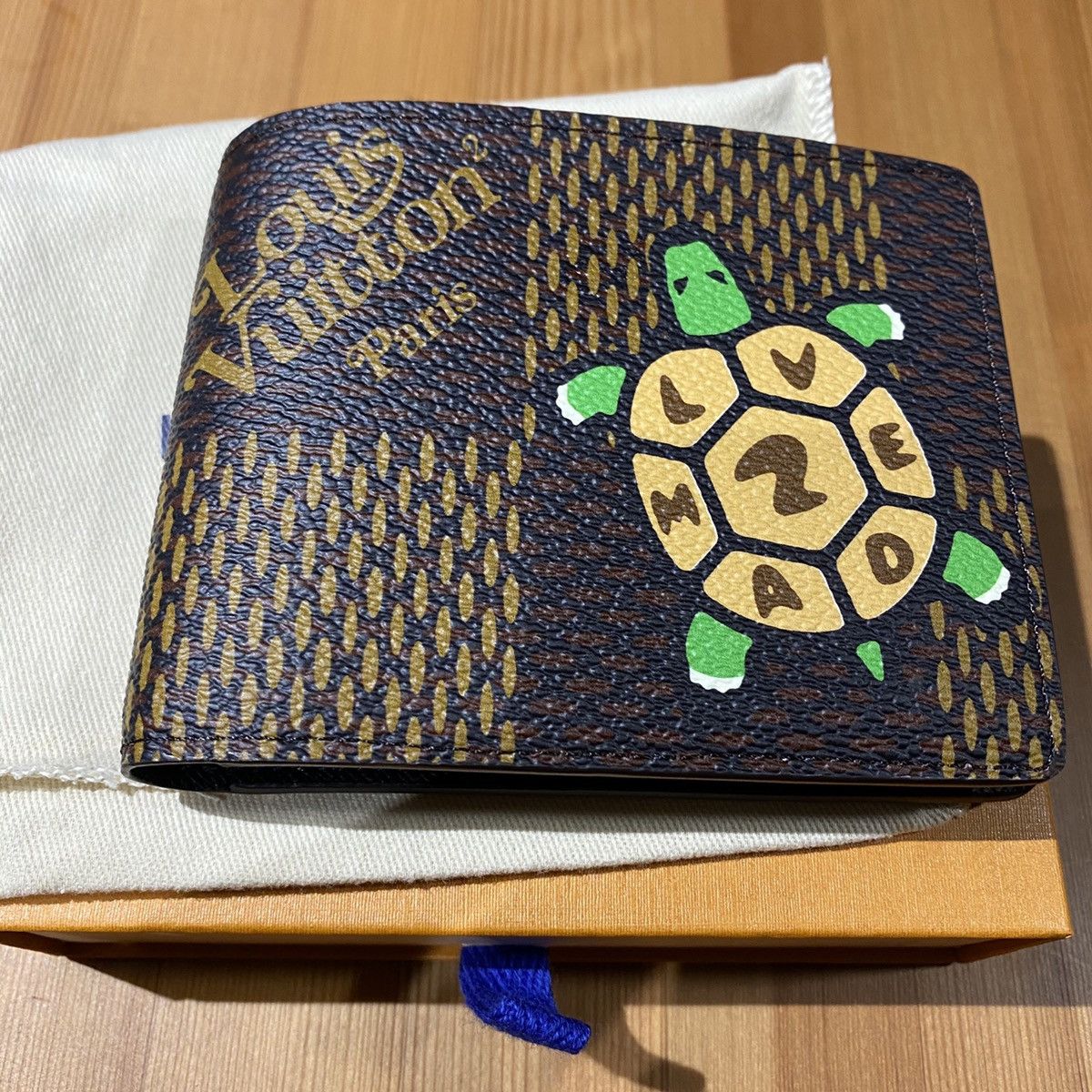 Louis Vuitton Louis Vuitton x Nigo LV 2 Made Turtle Wallet