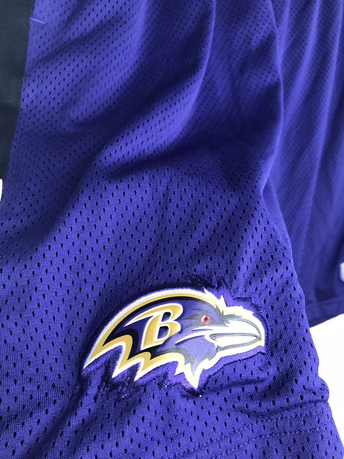 NFL Vintage Nike Baltimore Ravens Training Shorts Team Issue Size US 33 - 2 Thumbnail