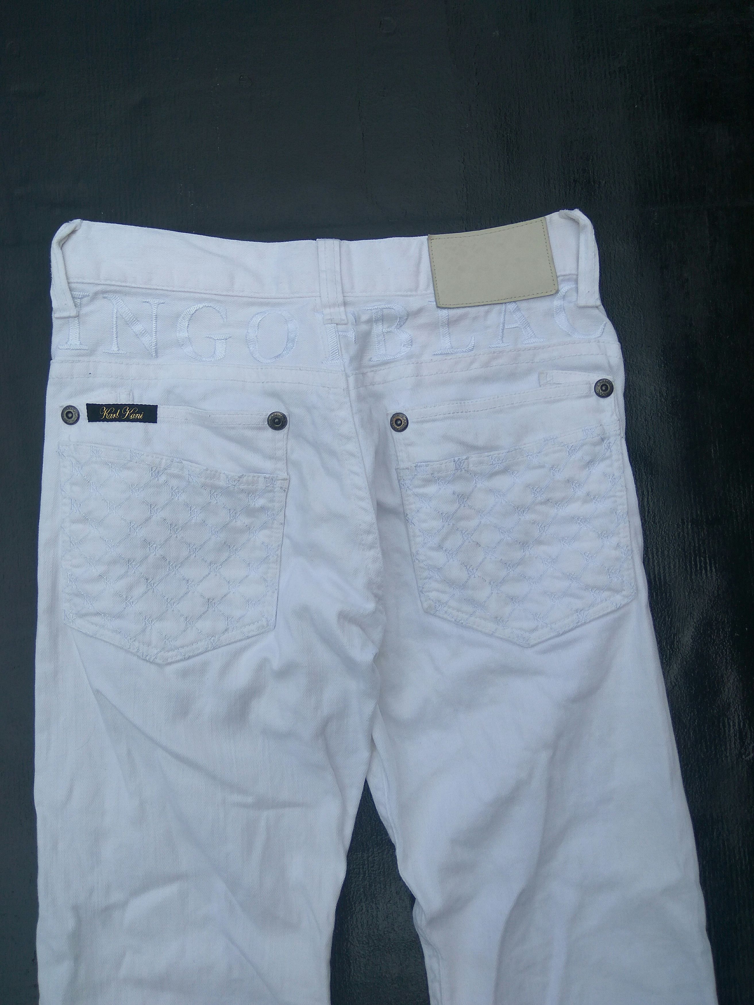 Karl Kani 🔥 Flare Karl Kani pants King of Black embroidery Size US 30 / EU 46 - 4 Thumbnail