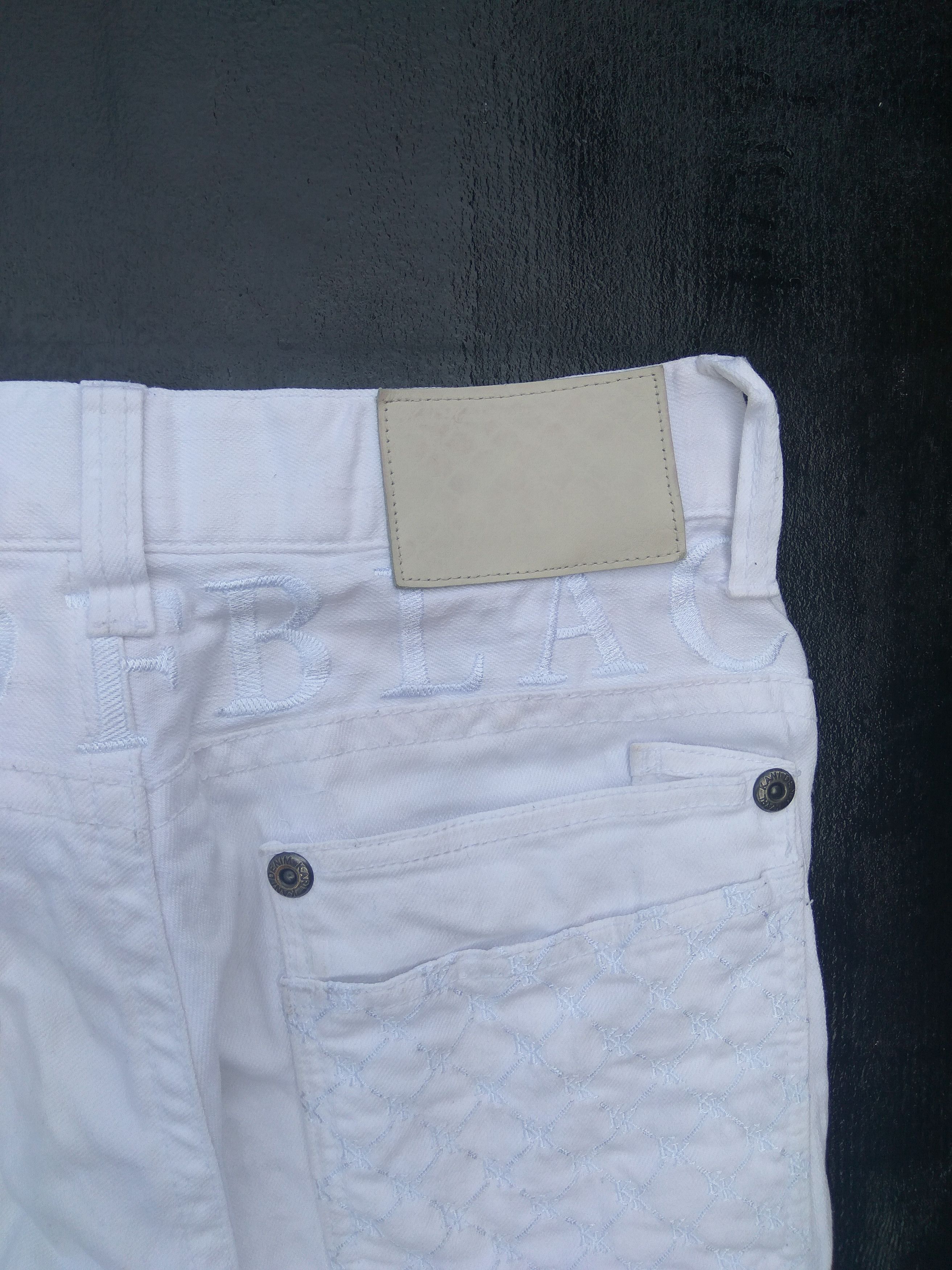 Karl Kani 🔥 Flare Karl Kani pants King of Black embroidery Size US 30 / EU 46 - 6 Thumbnail