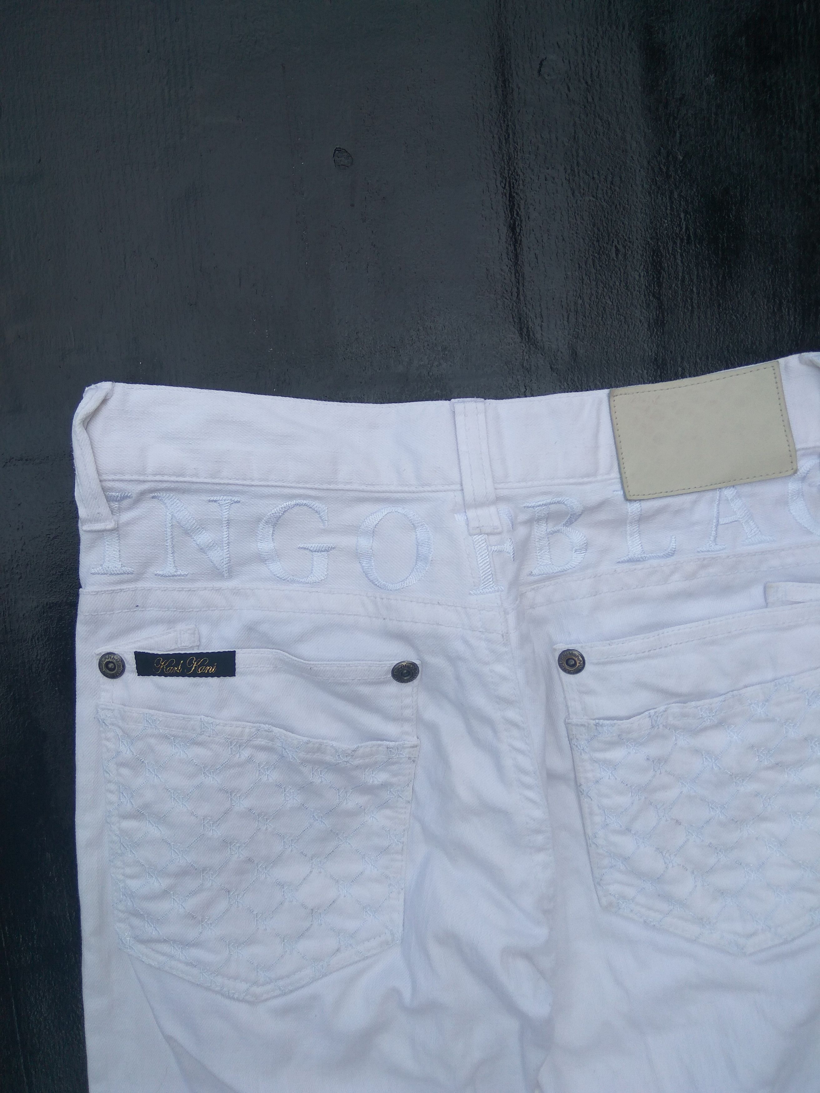 Karl Kani 🔥 Flare Karl Kani pants King of Black embroidery Size US 30 / EU 46 - 5 Thumbnail