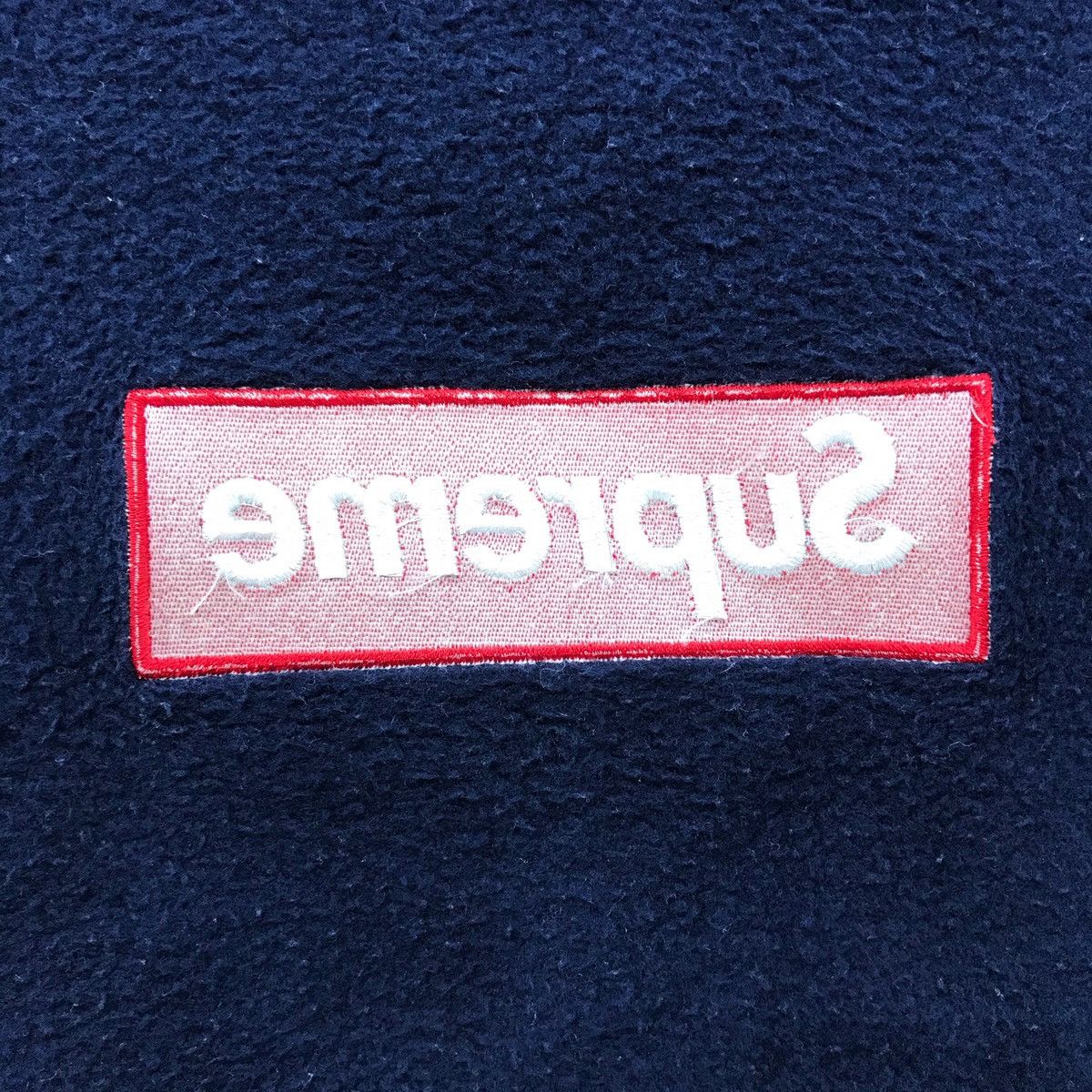 Supreme 2013 Supreme Box Logo Hoodie Red On Navy Rare Size US L / EU 52-54 / 3 - 4 Thumbnail