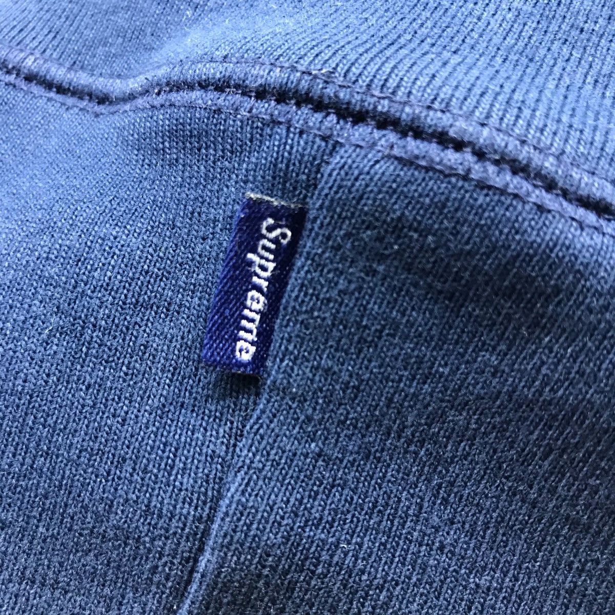 Supreme 2013 Supreme Box Logo Hoodie Red On Navy Rare Size US L / EU 52-54 / 3 - 8 Thumbnail