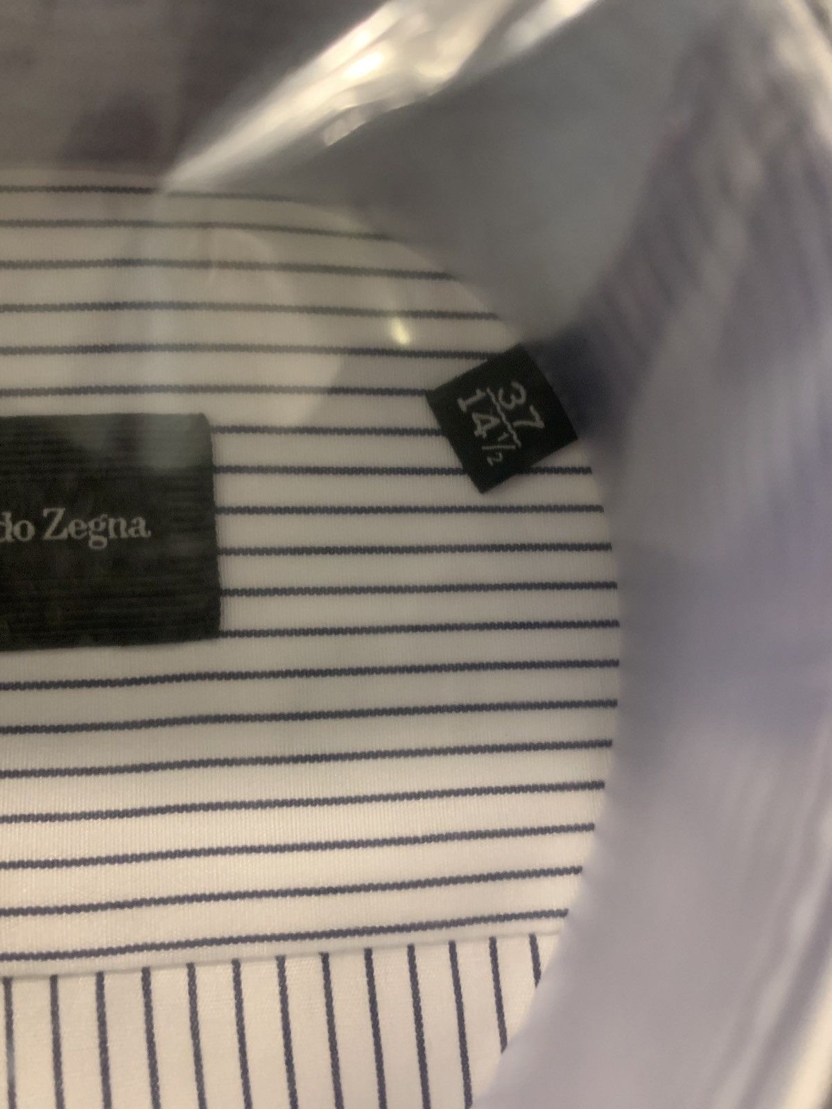 Ermenegildo Zegna Ermenegildo Zegna Dress Shirt 14.5 Size US S / EU 44-46 / 1 - 2 Thumbnail