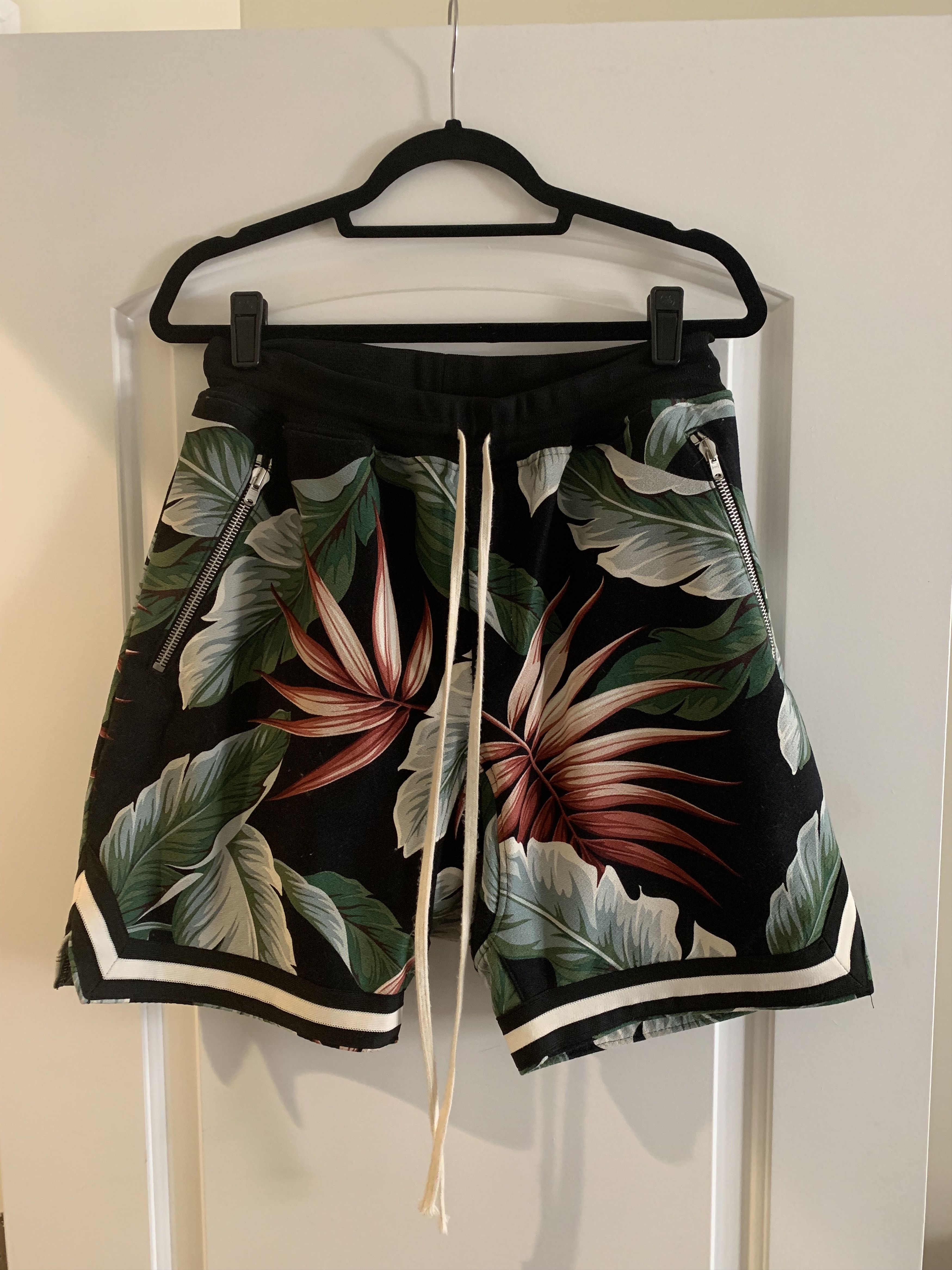 Fear of God Fear of God x Jungle Gurl Drop Shorts Black/Floral | Grailed