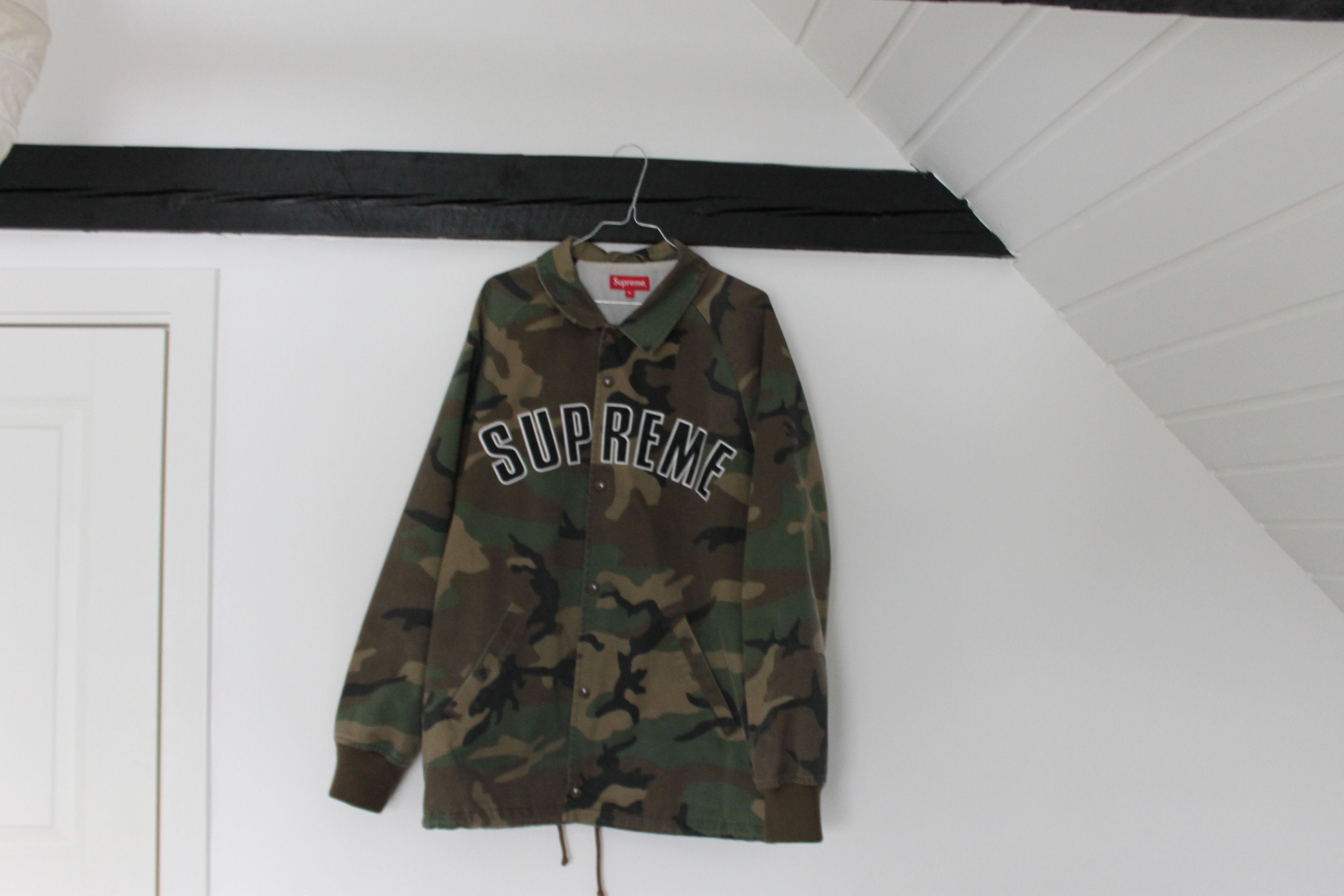 Supreme Twill Coaches Jacket Camo Men's - FW15 - US