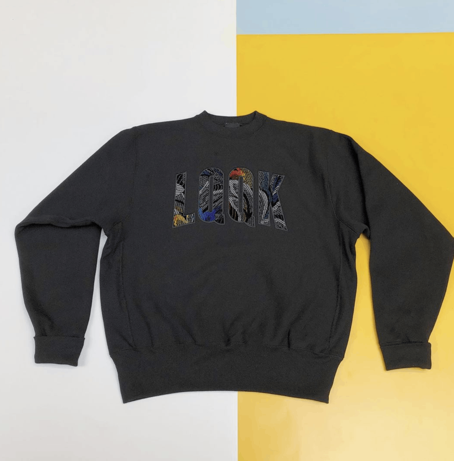 Lqqk Studio Lqqk Black Bus Cloth Crewneck | Grailed