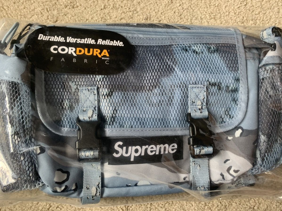 Supreme Supreme Waist Bag SS20 Blue Chocolate Chip Camo OS Grailed