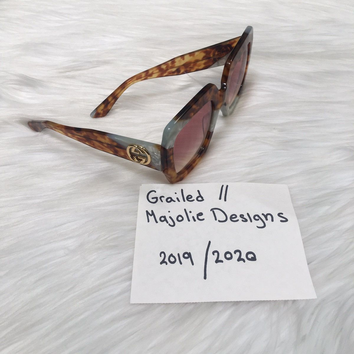 Gucci Gucci Square Sunglasses Size ONE SIZE - 8 Thumbnail