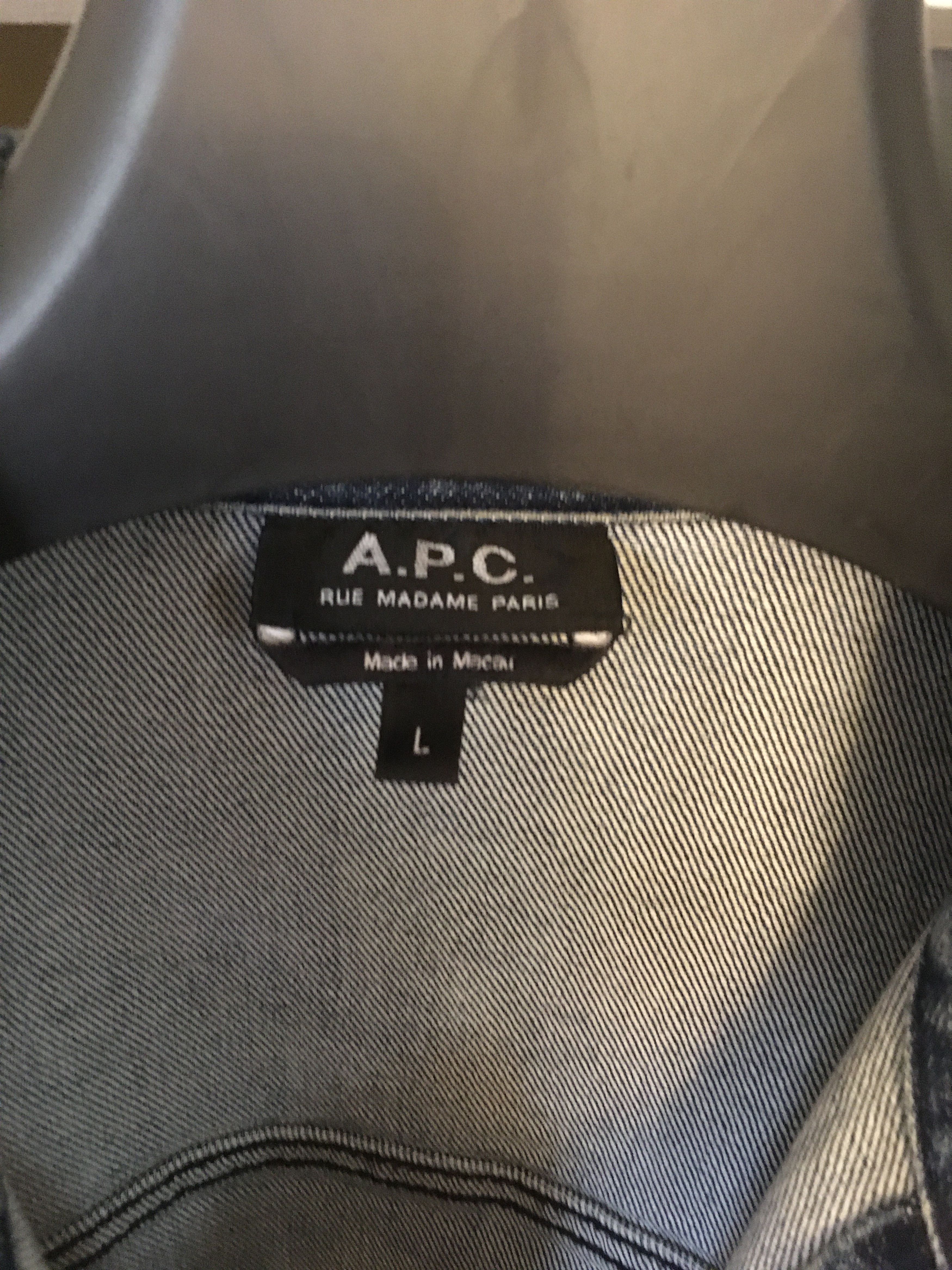A.P.C. Veste jean US Size US L / EU 52-54 / 3 - 2 Thumbnail