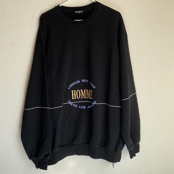 Balenciaga Balanciaga Oversized Homme Crewneck Sweatshirt ASAP