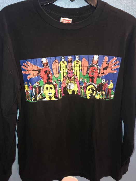 Supreme Supreme Gilbert & George DEATH AFTER LIFE L/S Tee Black