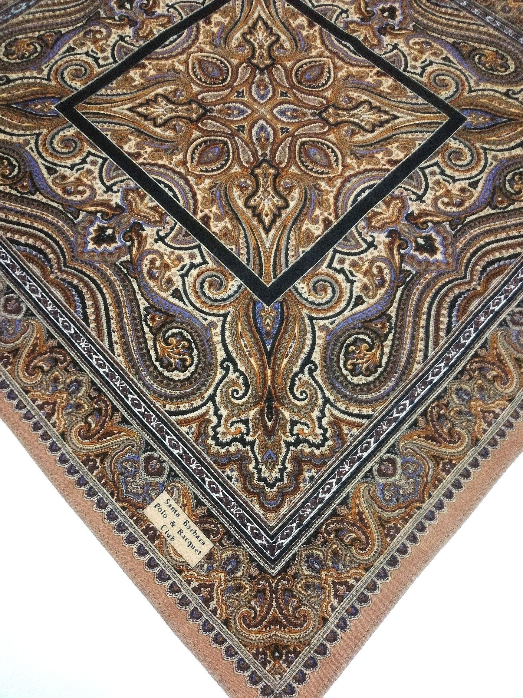 Polo Ralph Lauren × Vintage SANTA BARBARA PAISLEY BANDANA HANDKERCHIEF Size ONE SIZE - 5 Thumbnail