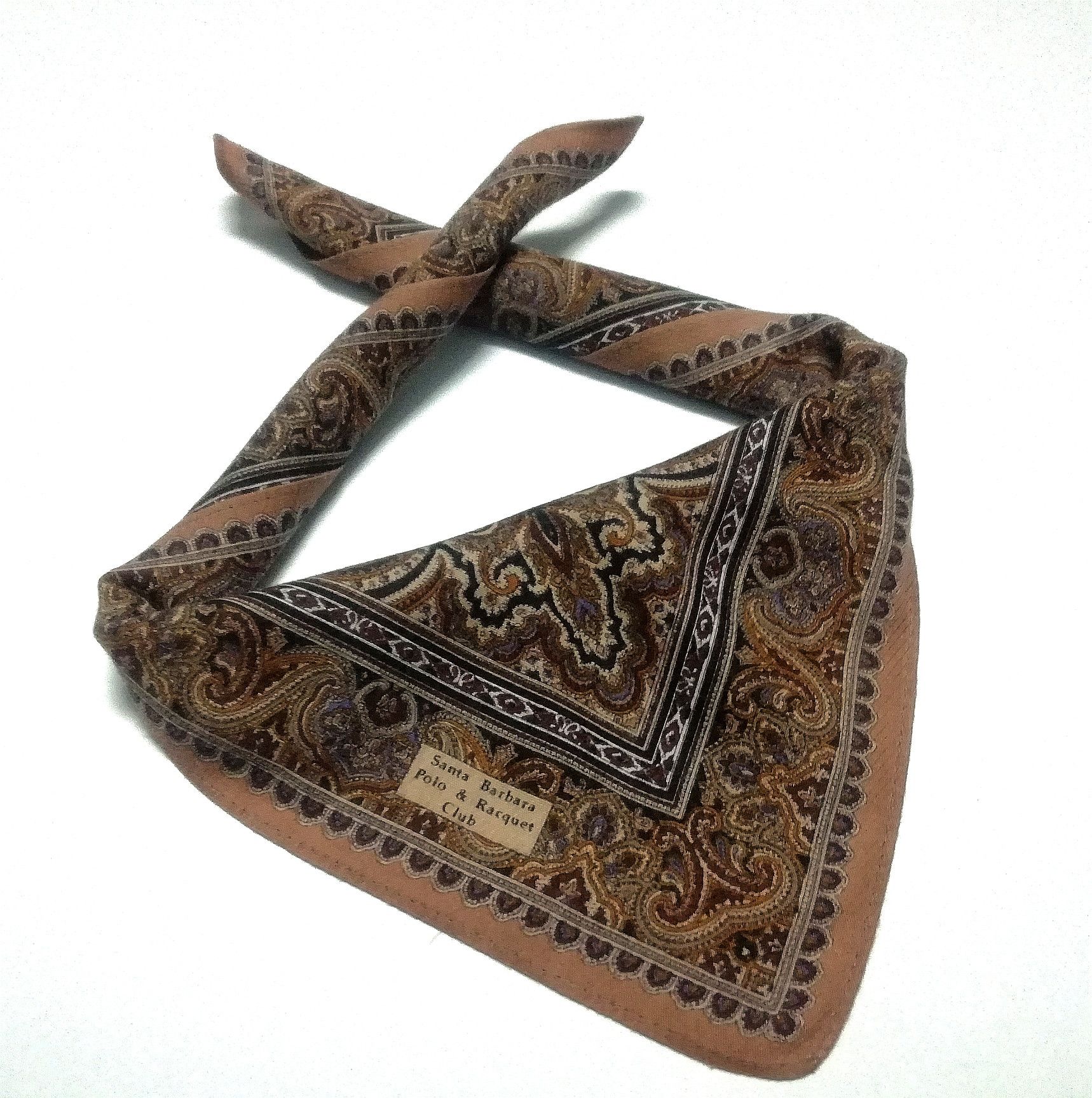 Polo Ralph Lauren × Vintage SANTA BARBARA PAISLEY BANDANA HANDKERCHIEF Size ONE SIZE - 3 Thumbnail