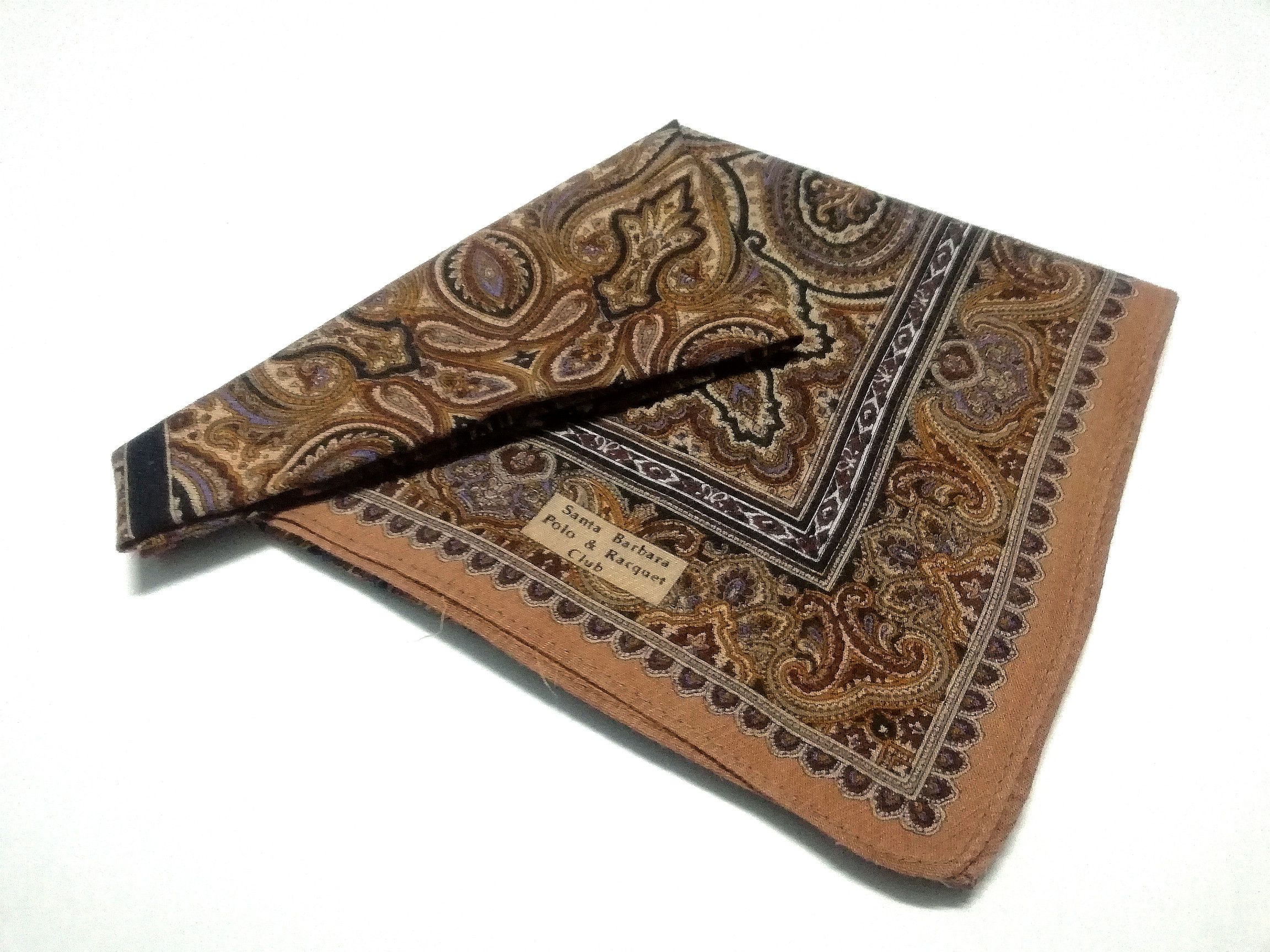Polo Ralph Lauren × Vintage SANTA BARBARA PAISLEY BANDANA HANDKERCHIEF Size ONE SIZE - 2 Thumbnail